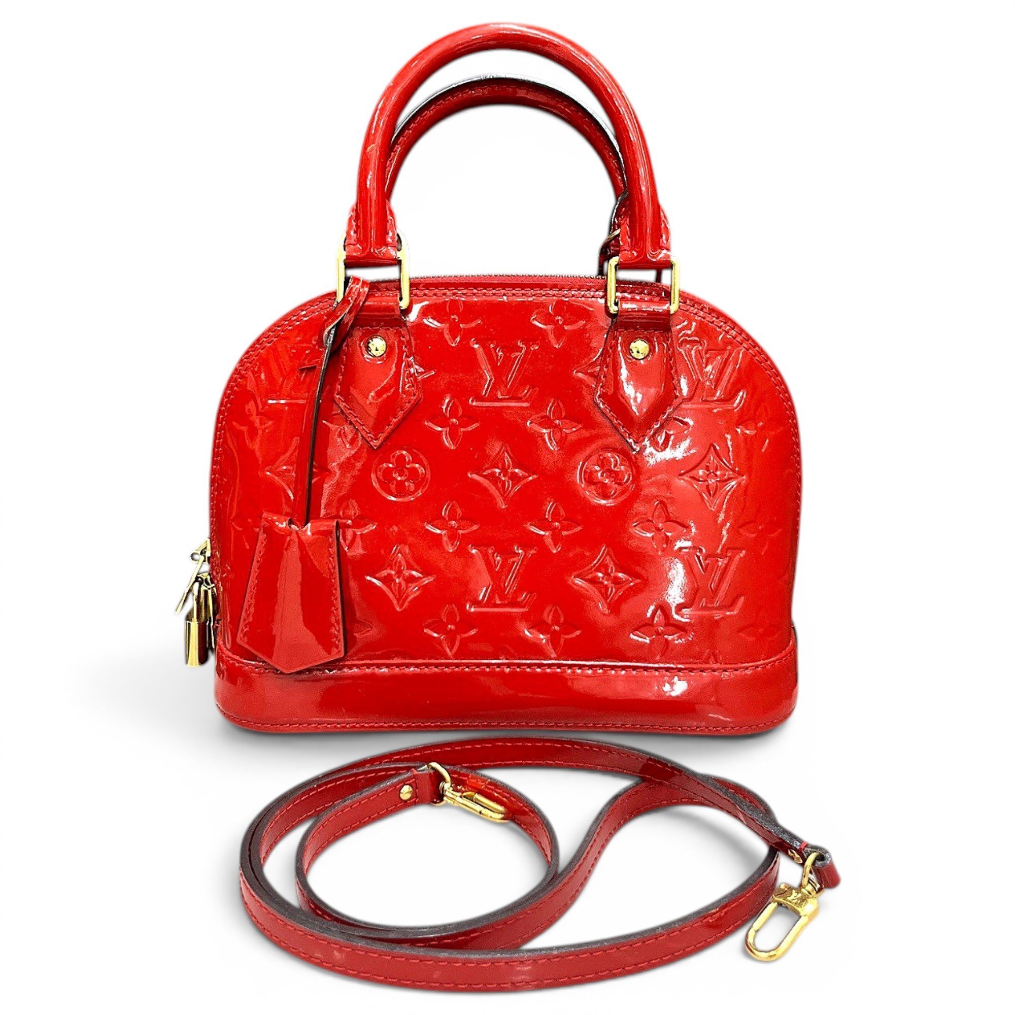 Alma BB patent leather handbag