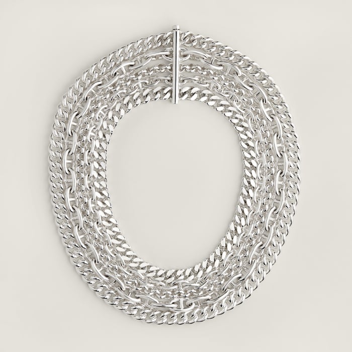 Sans Coloris Chaine d'Ancre Multichaines Necklace