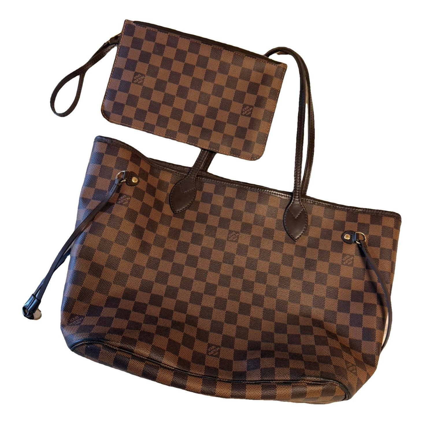 Neverfull leather tote