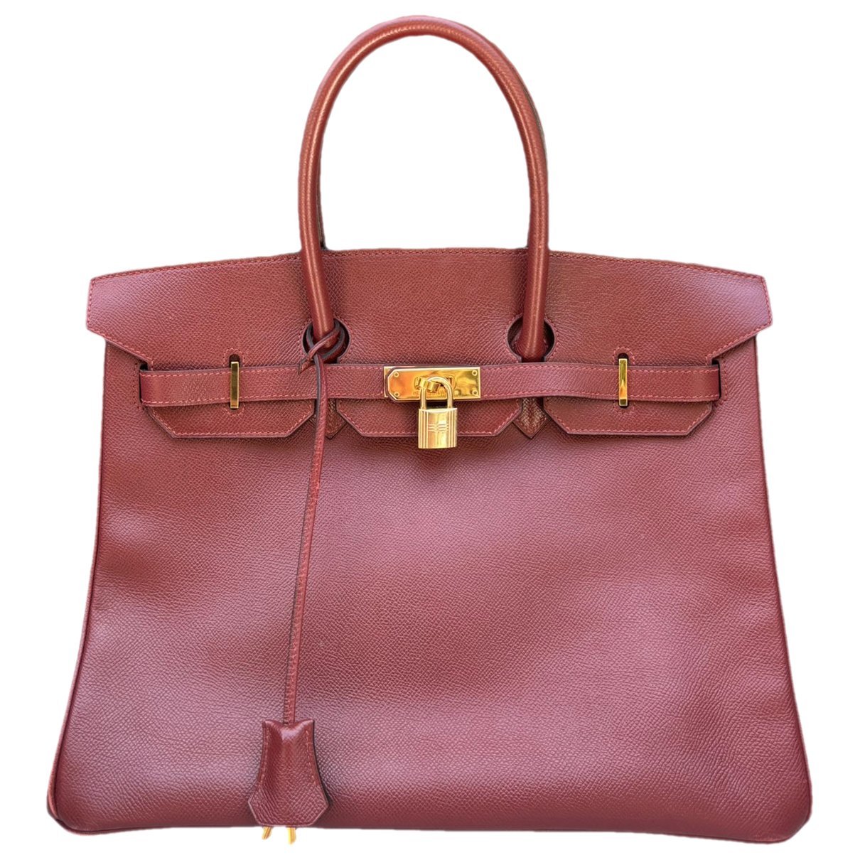 Birkin 35 leather handbag