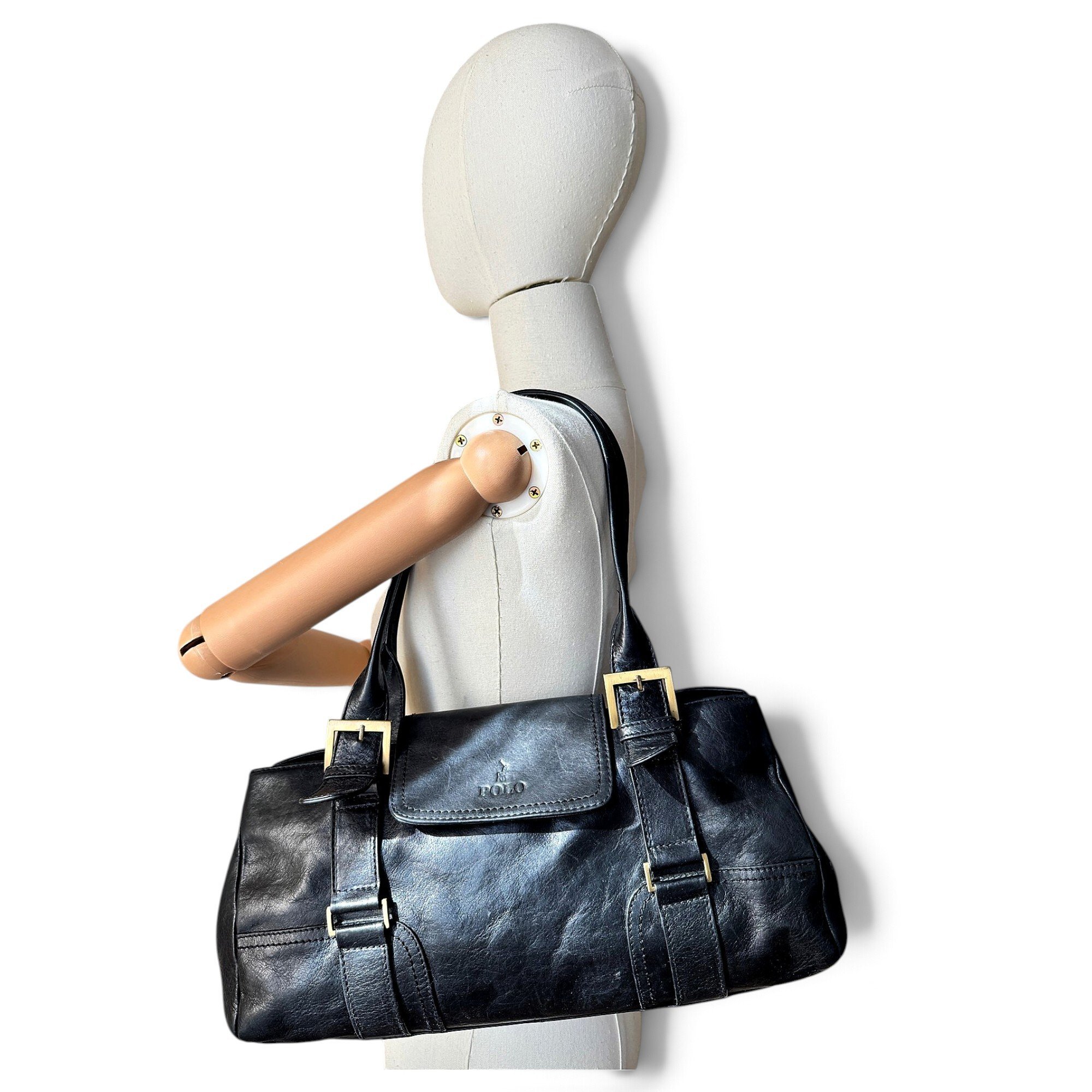 Leather handbag