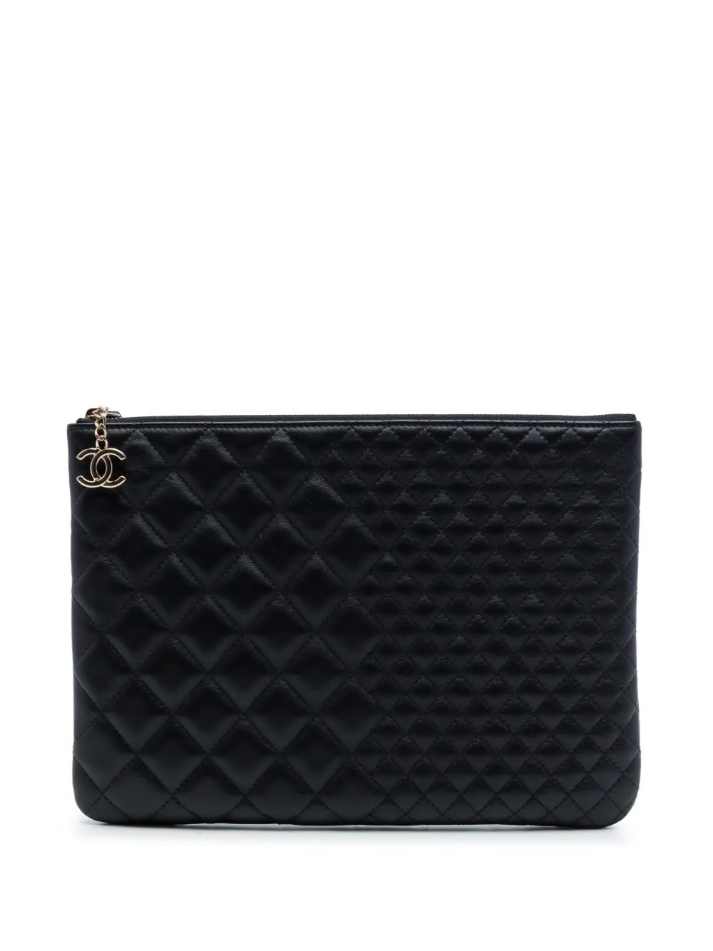 2016-2017 Medium Bi Quilted Lambskin O Case clutch bag