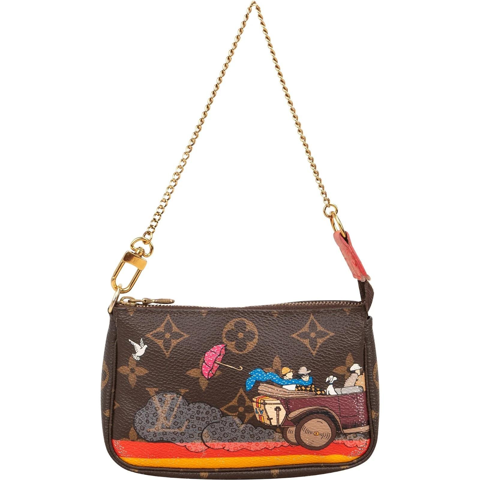 Pochette Accessoire leather handbag
