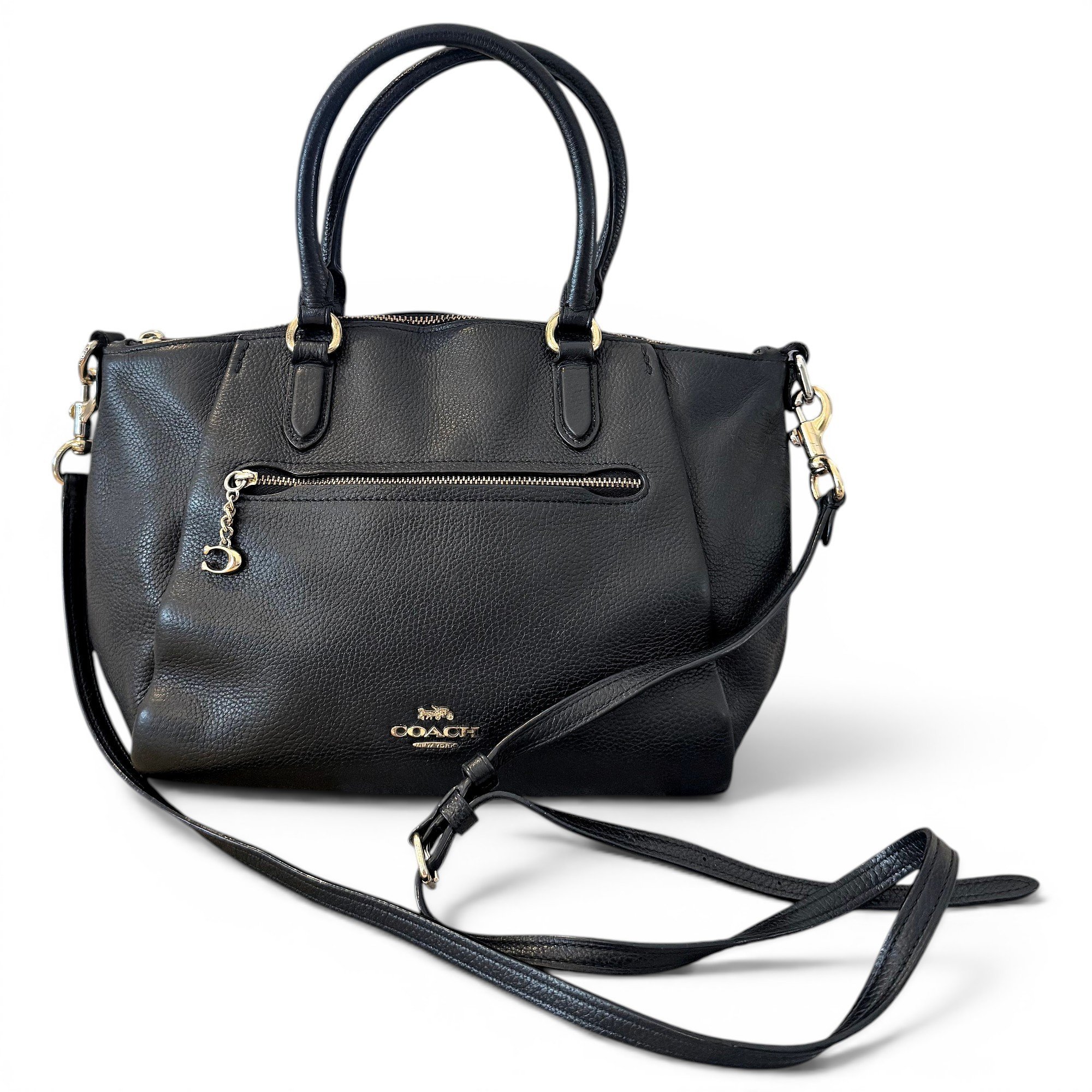 Coach Signature Sufflette leather handbag