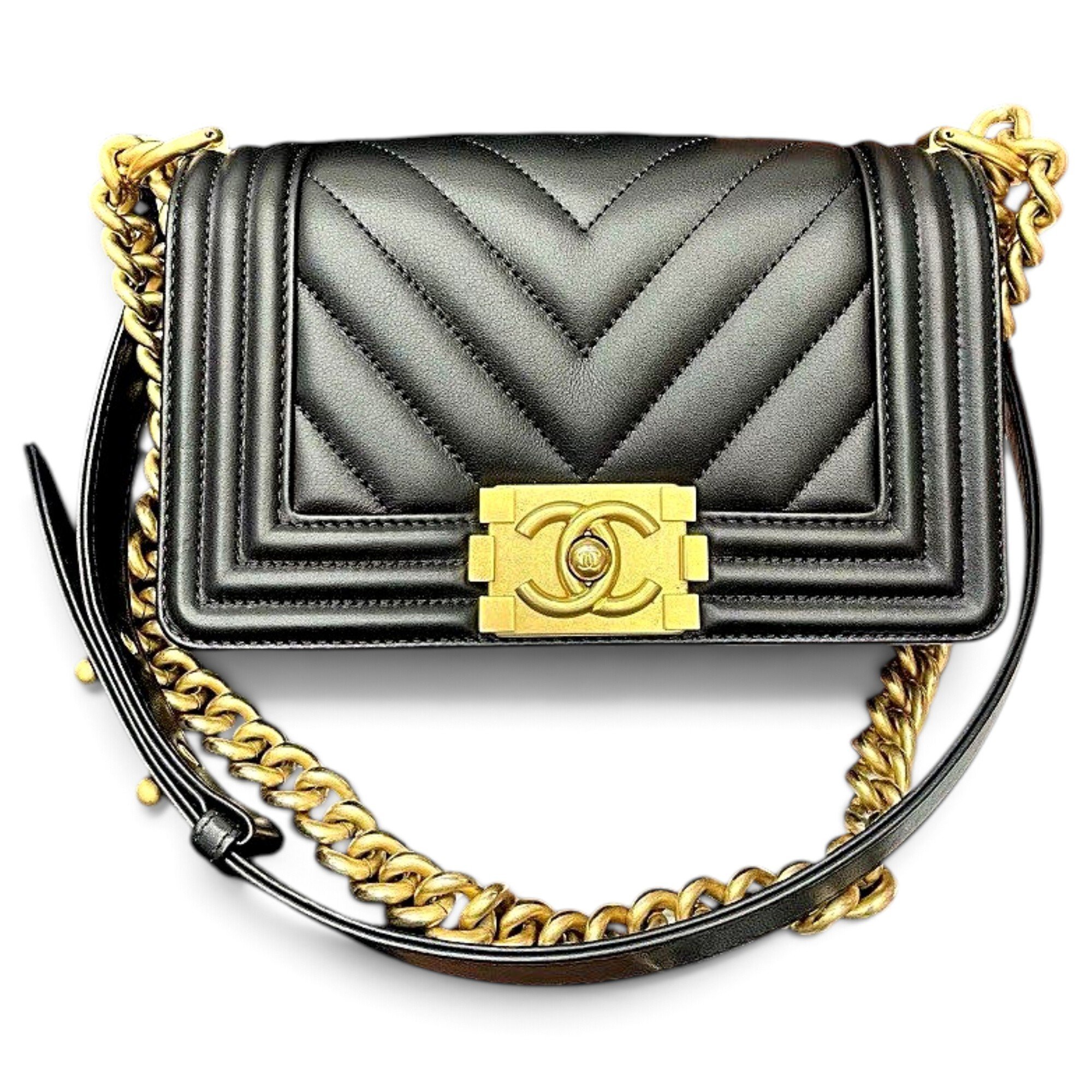 Boy leather crossbody bag