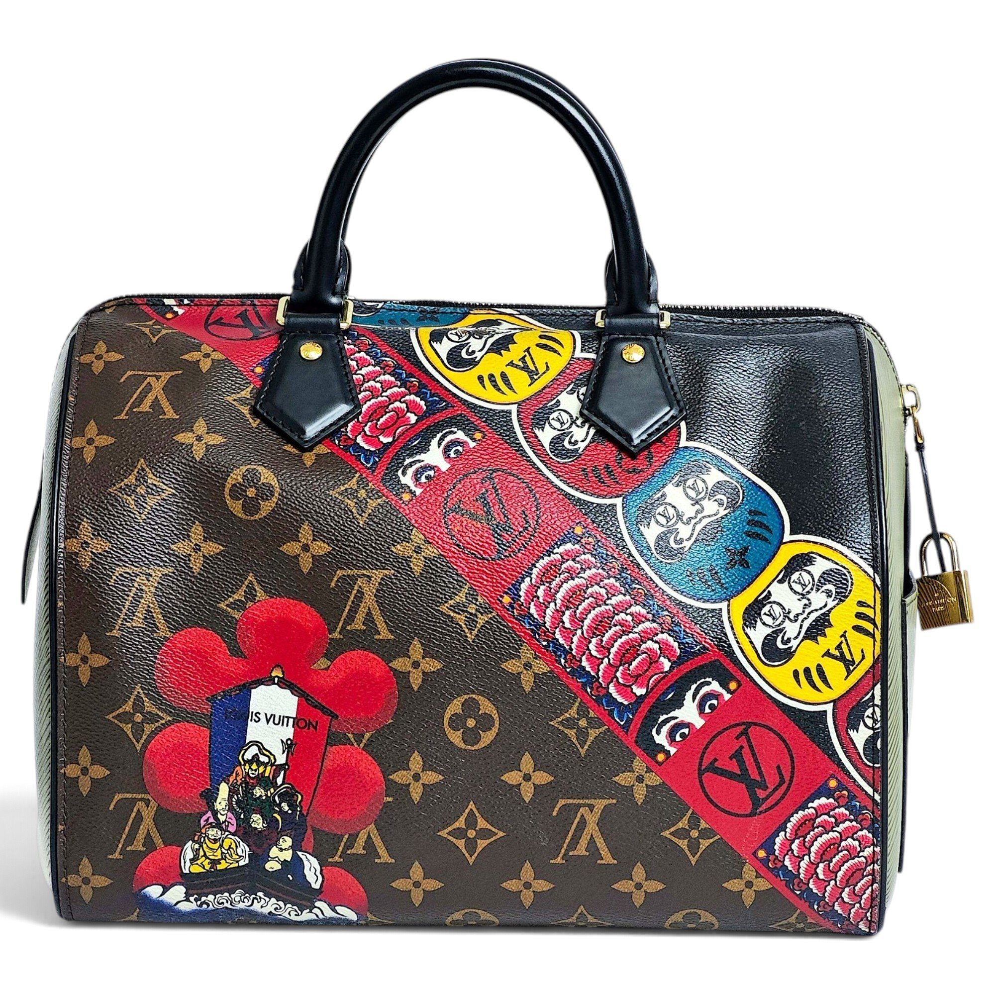 Speedy leather bowling bag