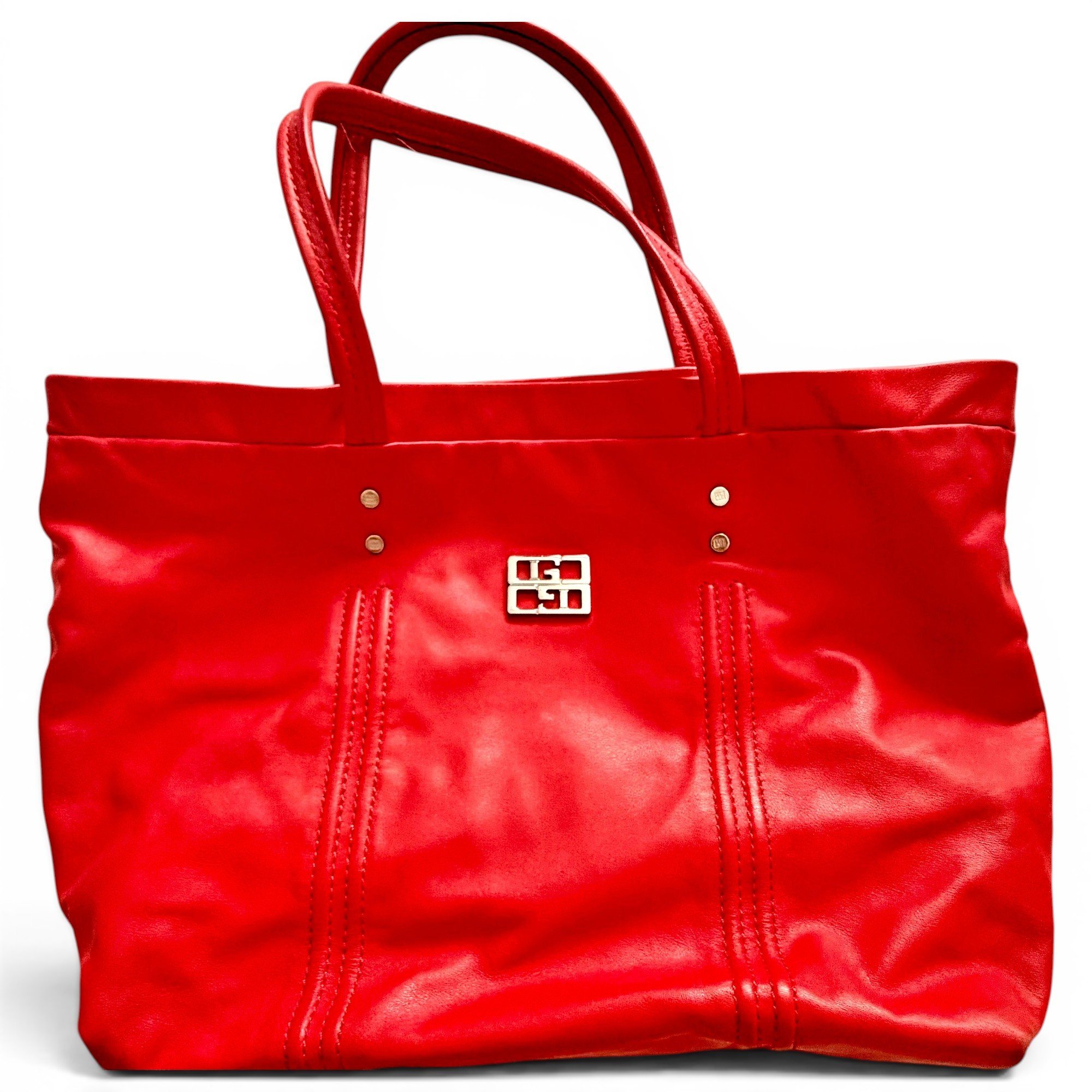 Leather tote