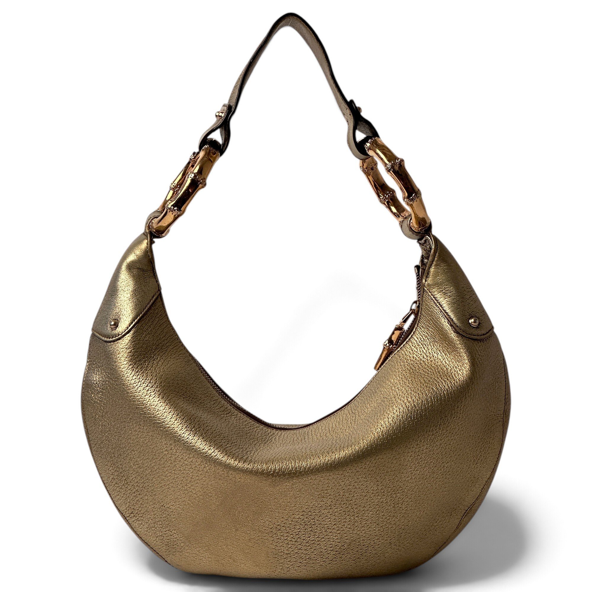 Bamboo Ring leather handbag
