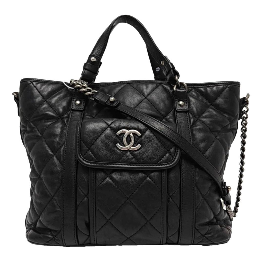 Leather tote