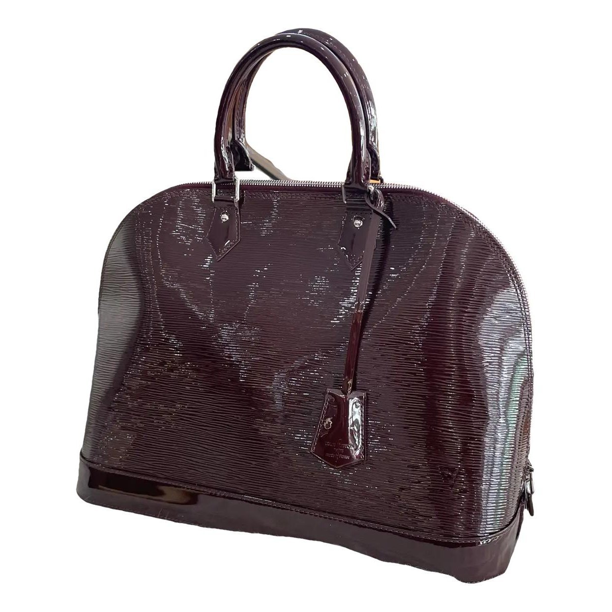 Alma patent leather handbag