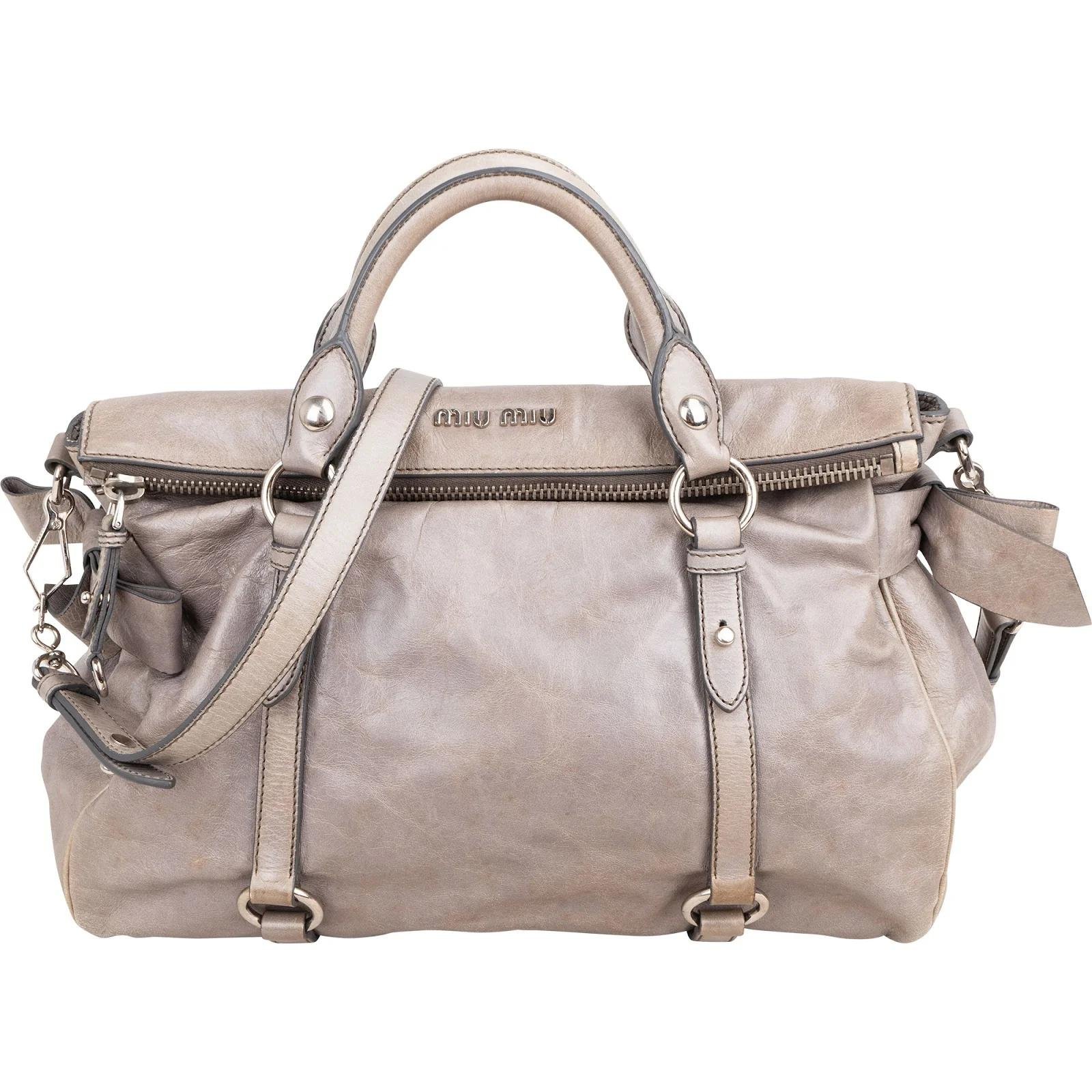 Vitello leather handbag