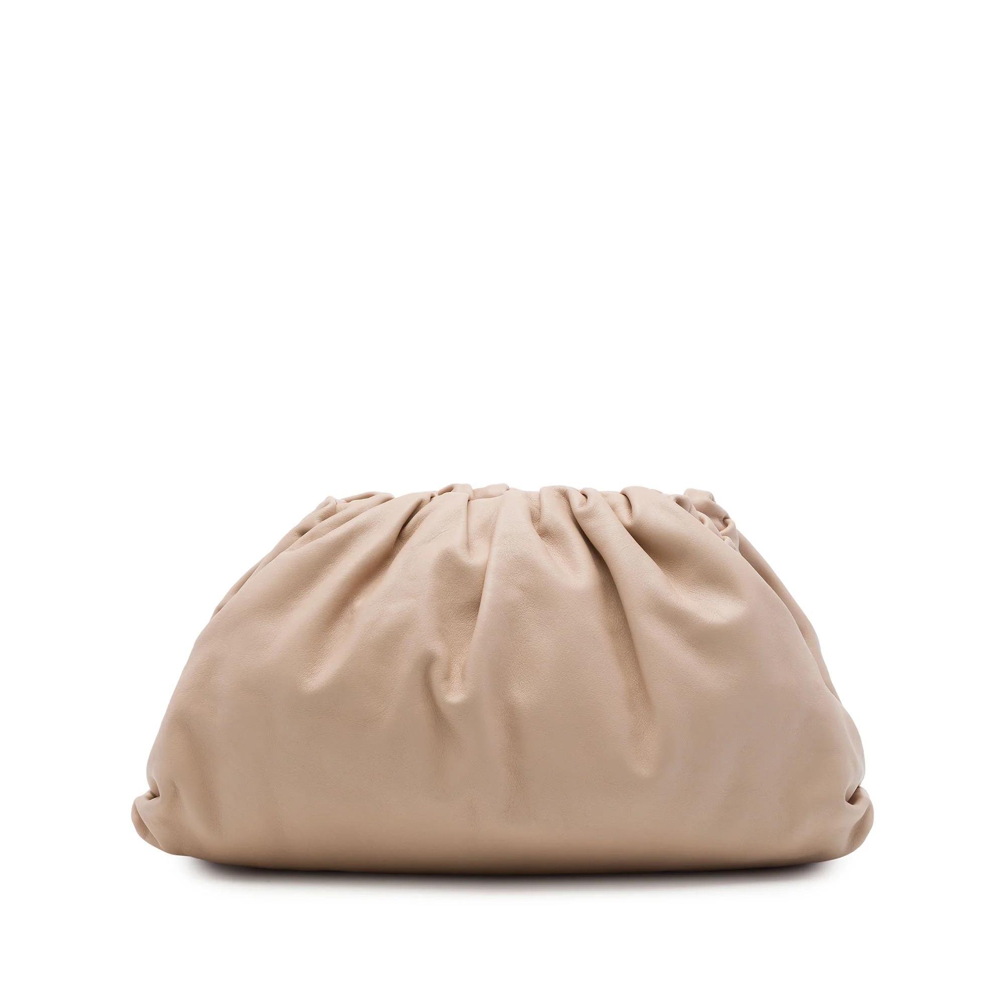 Pouch leather handbag