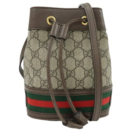Ophidia Bucket leather handbag