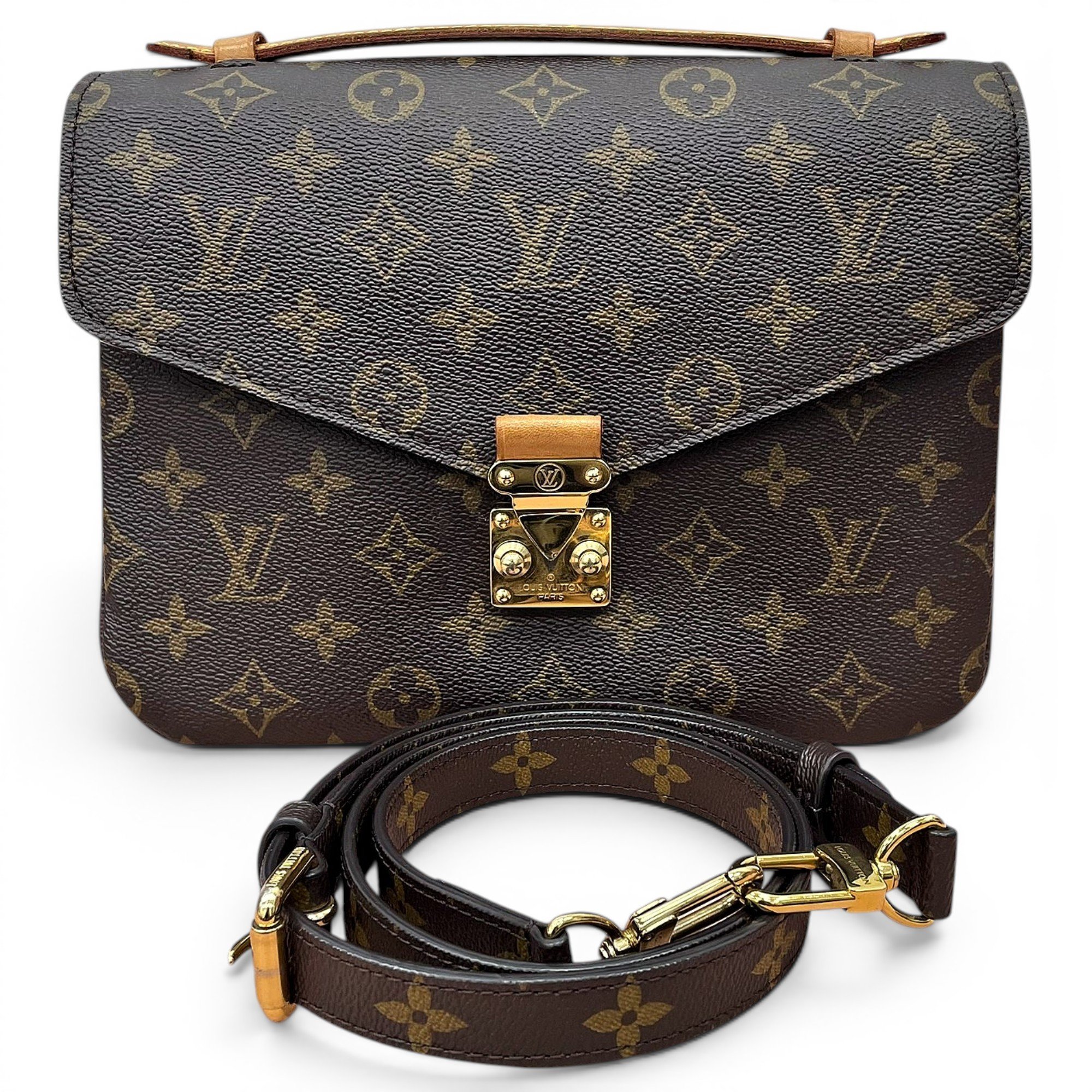 Metis leather handbag