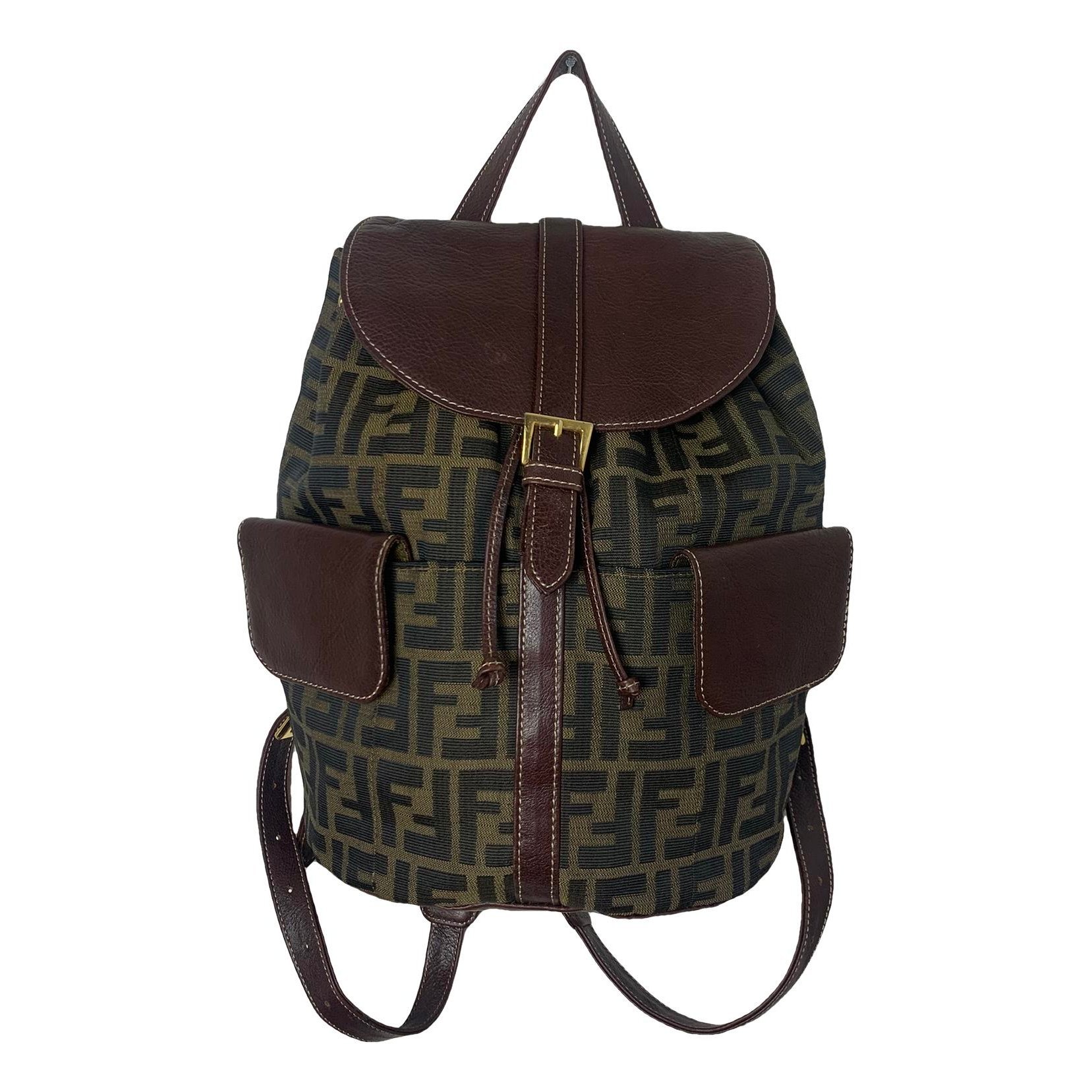 Leather backpack