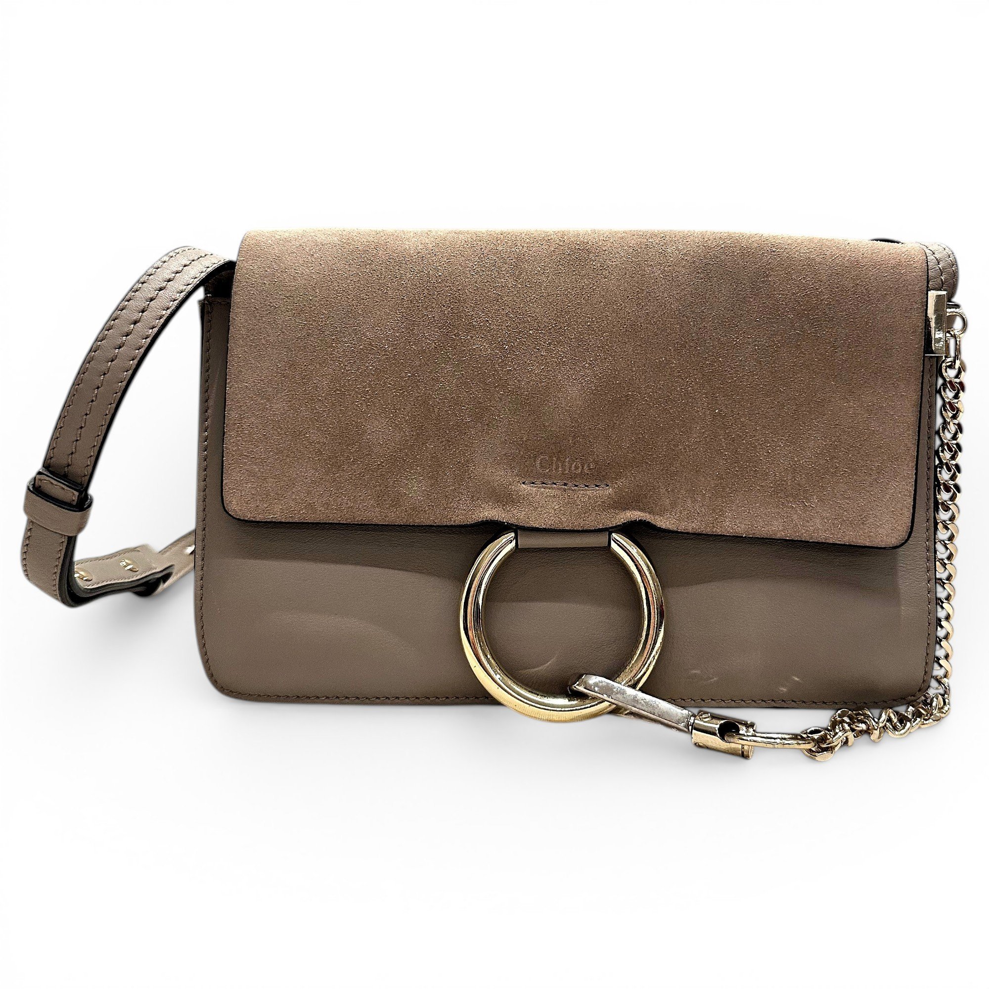 Faye leather handbag