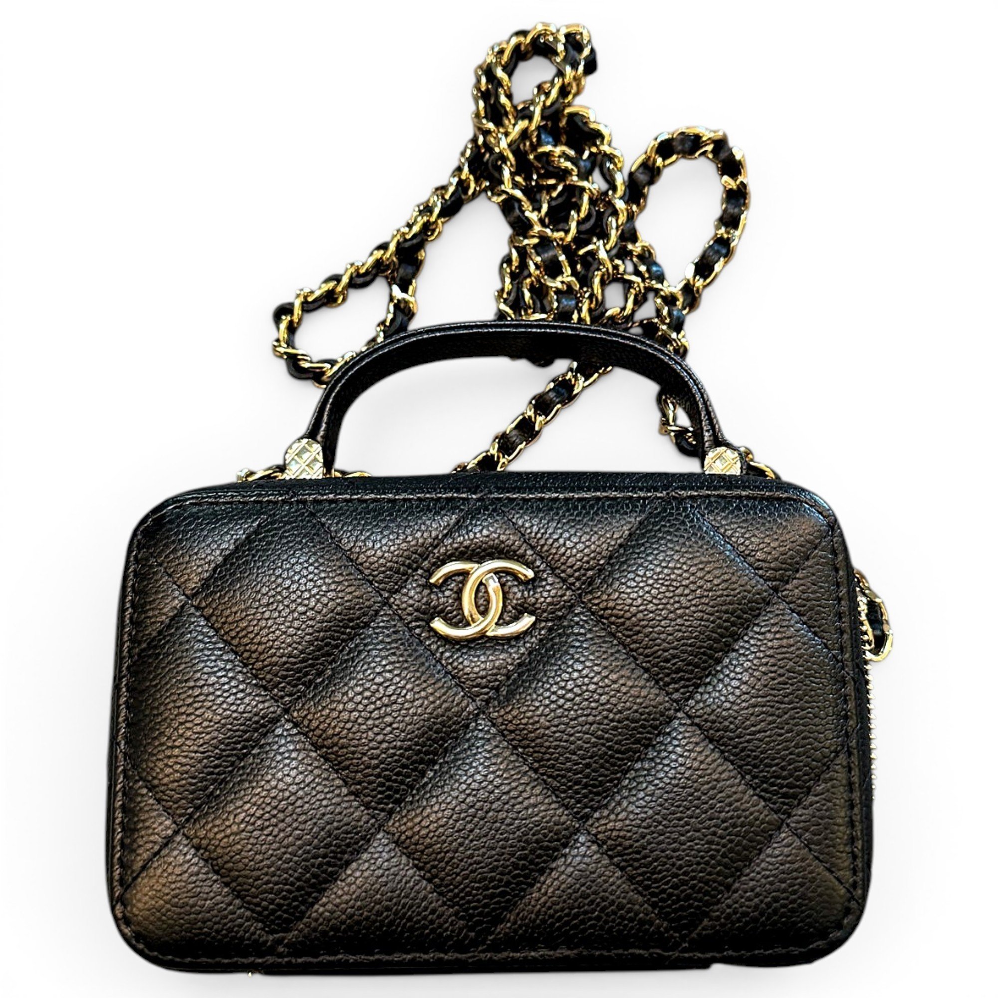 Vanity leather mini bag
