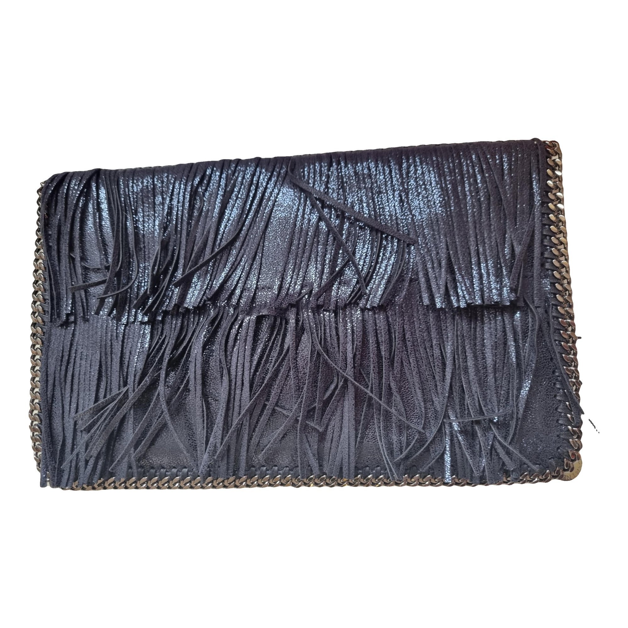 Falabella vegan leather clutch bag