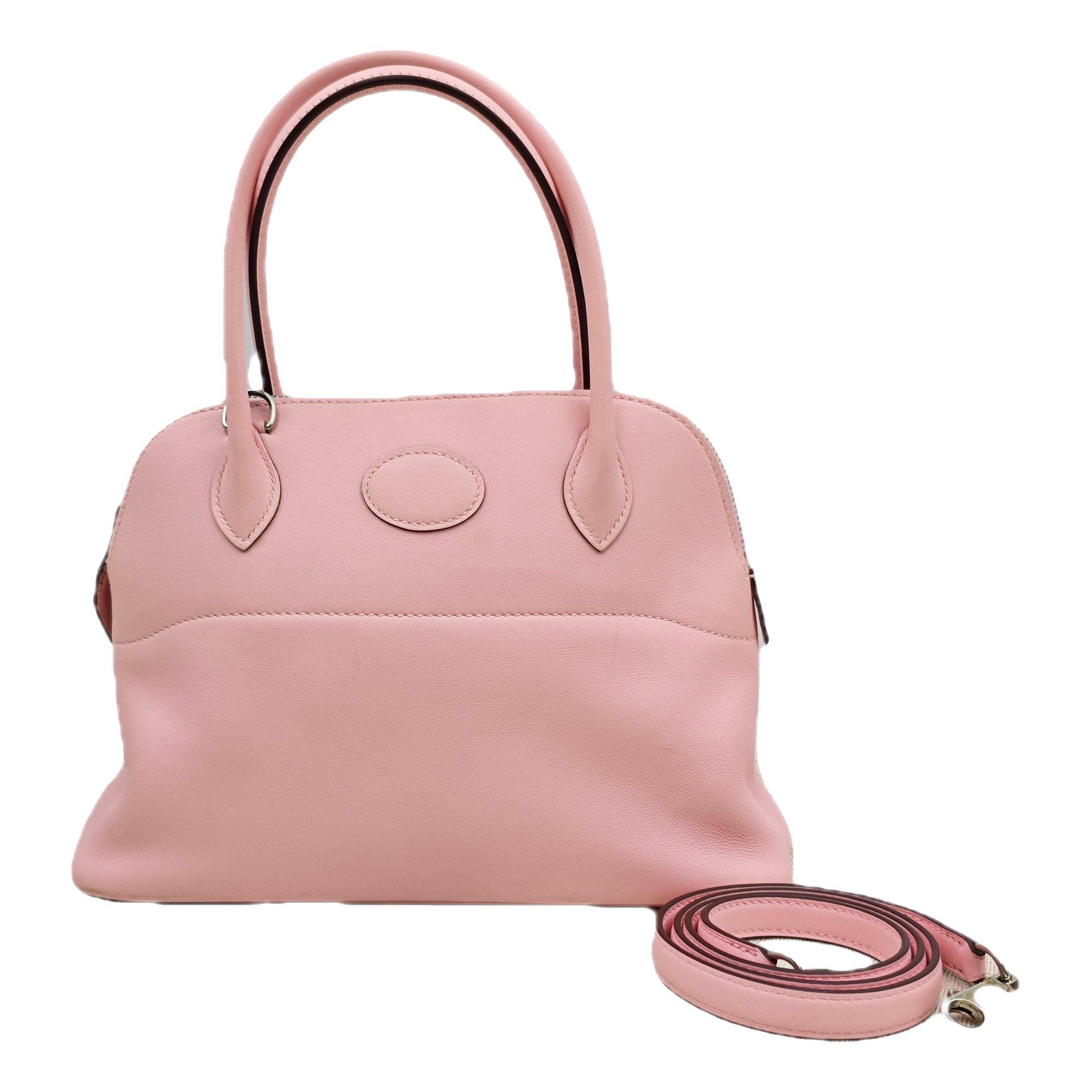 Hermes Bolide Handbag Pink