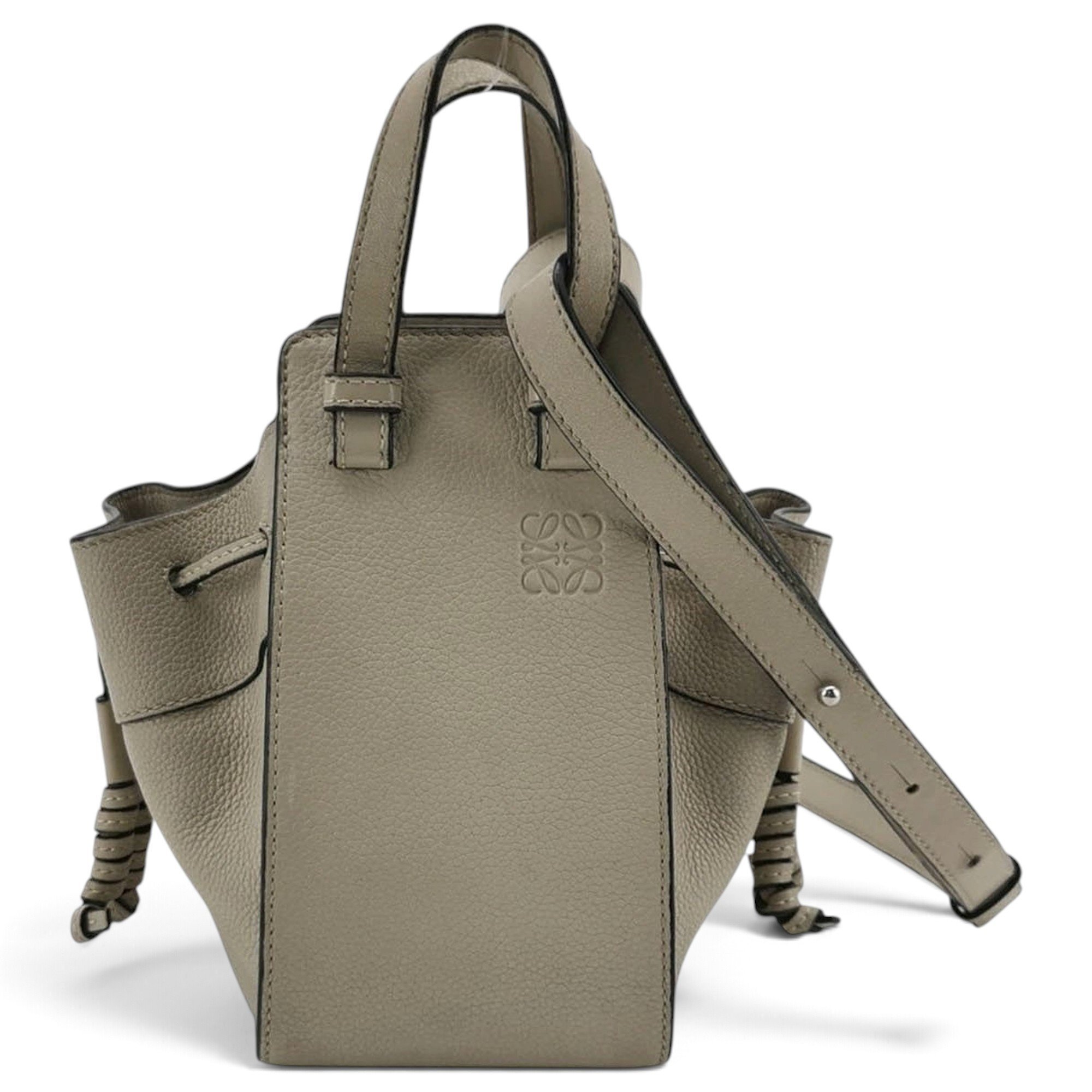 Hammock leather handbag