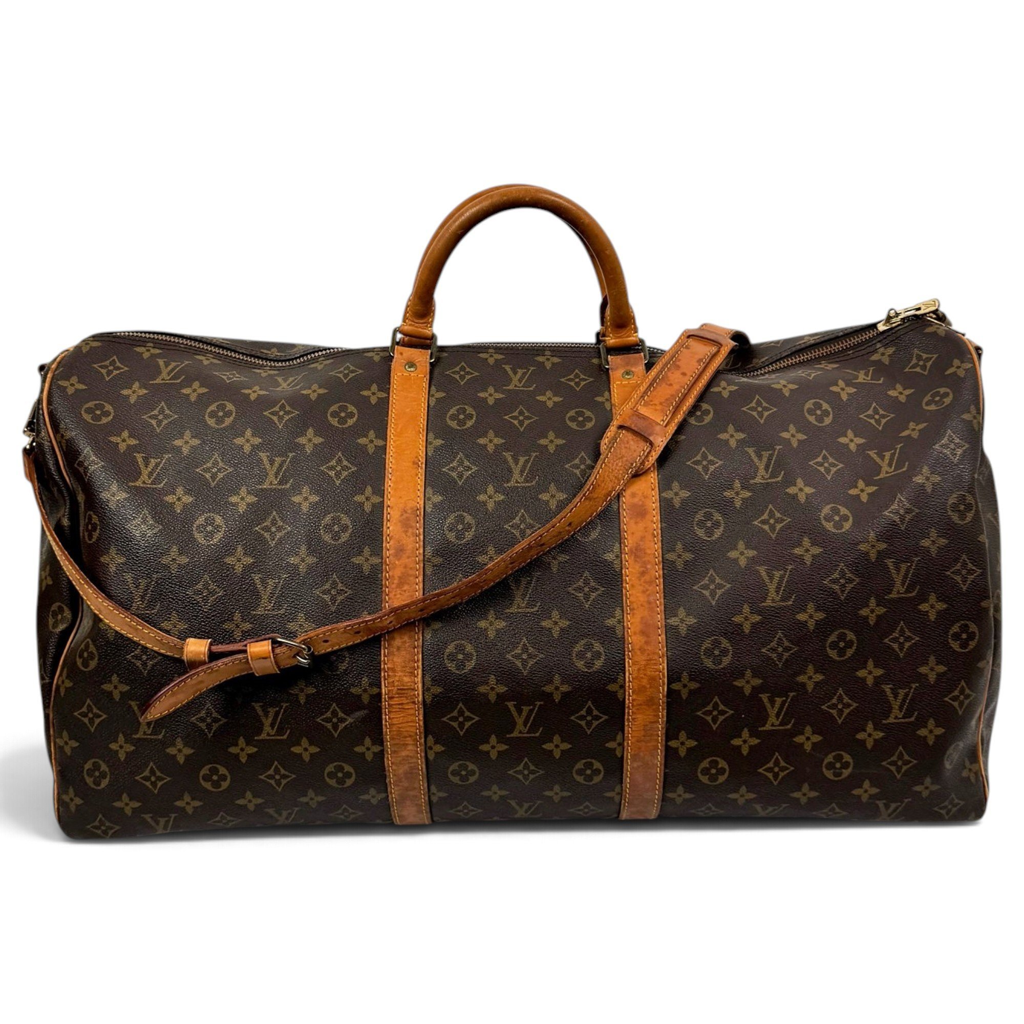 Keepall leather 48h bag