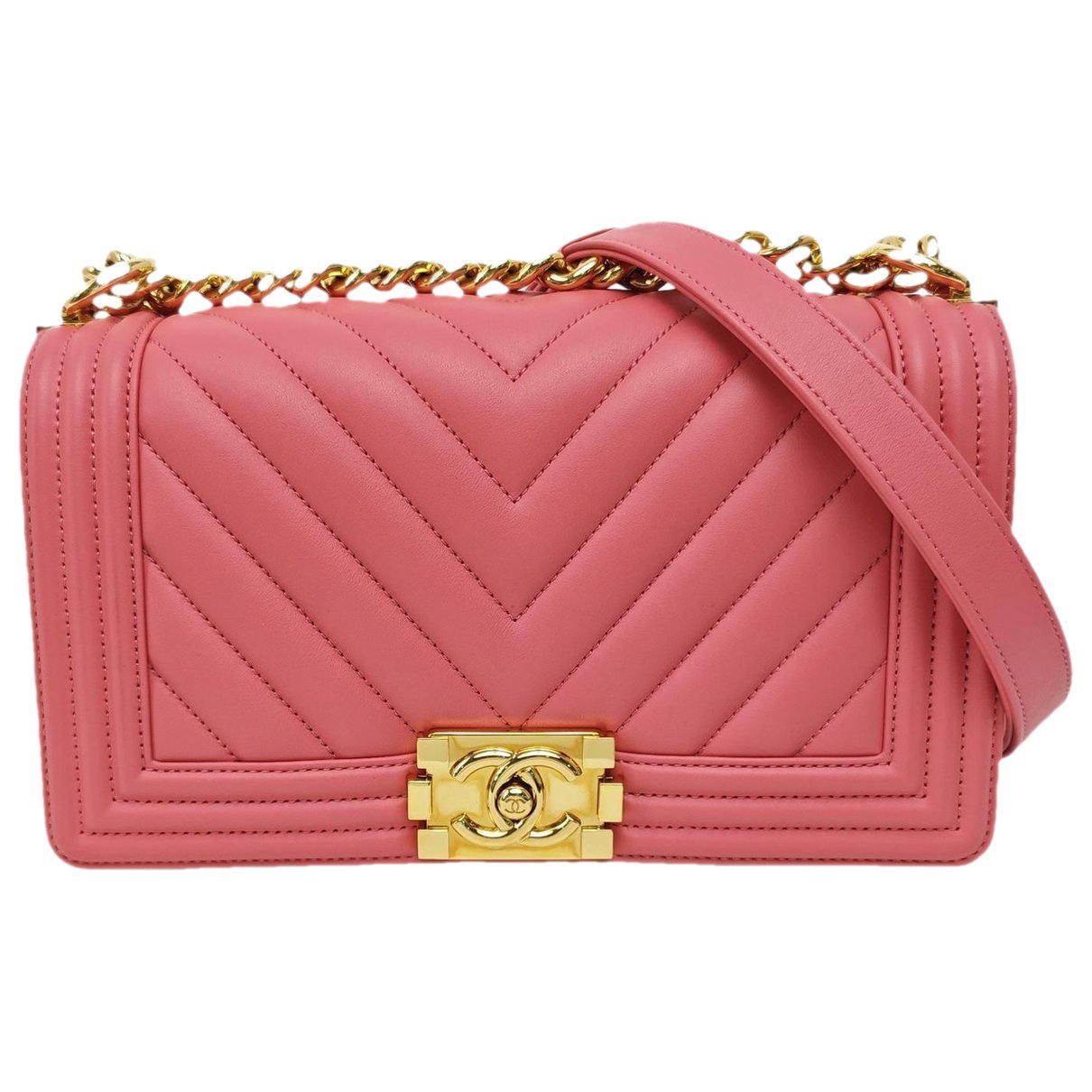 Leather handbag
