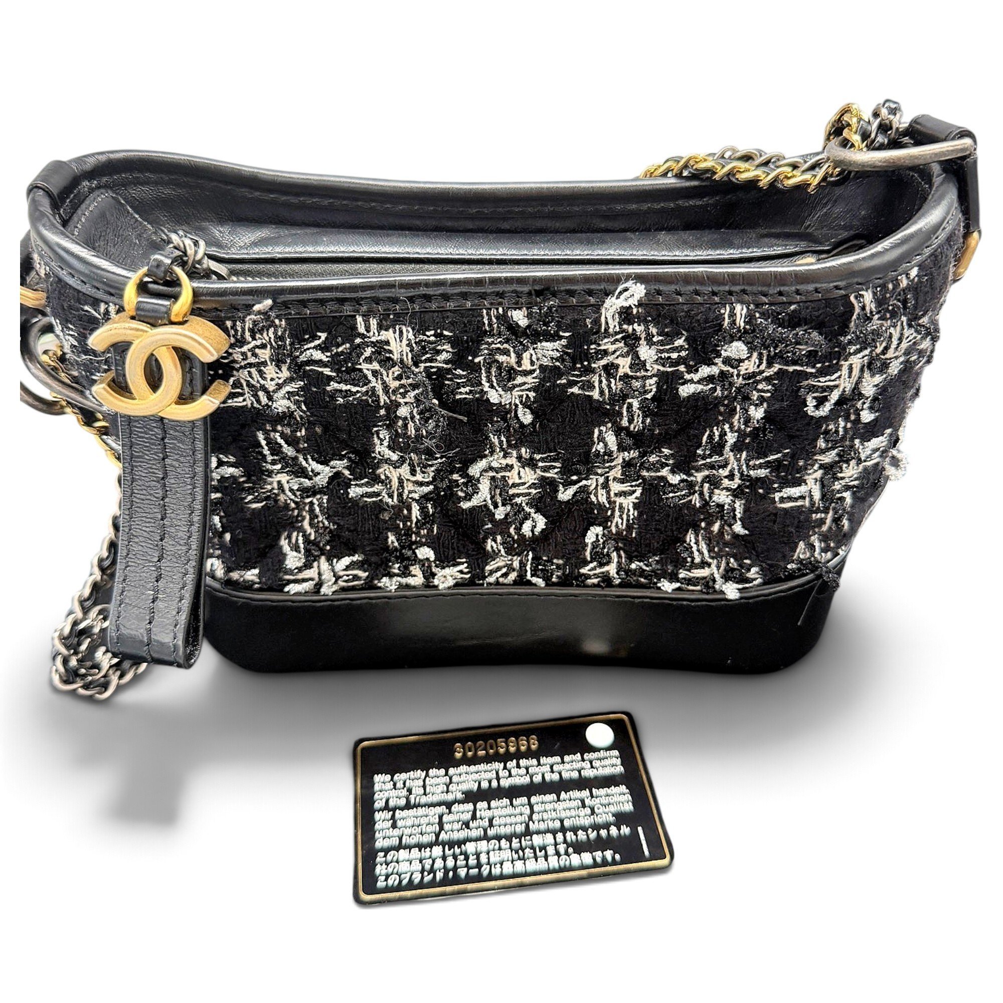 Gabrielle tweed handbag