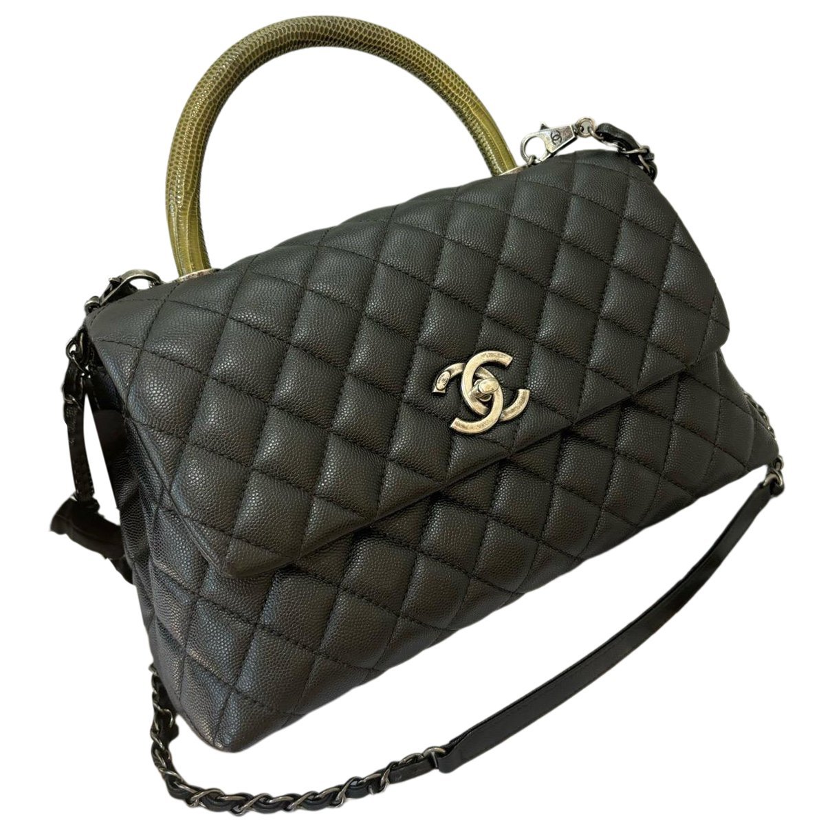 Coco Handle leather handbag