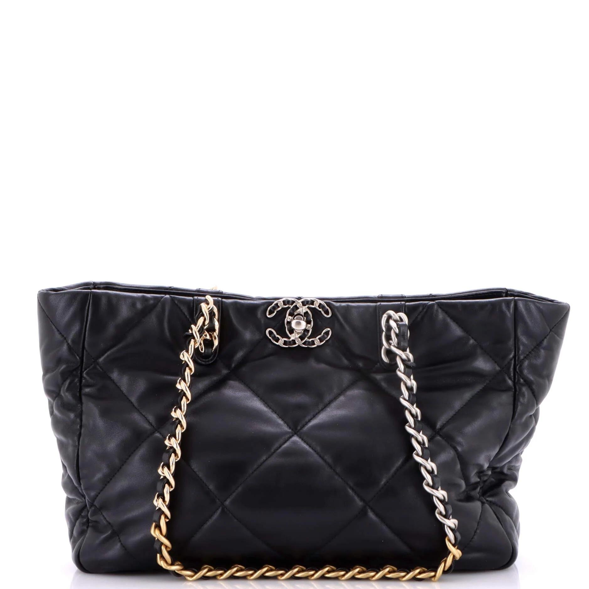 Leather tote