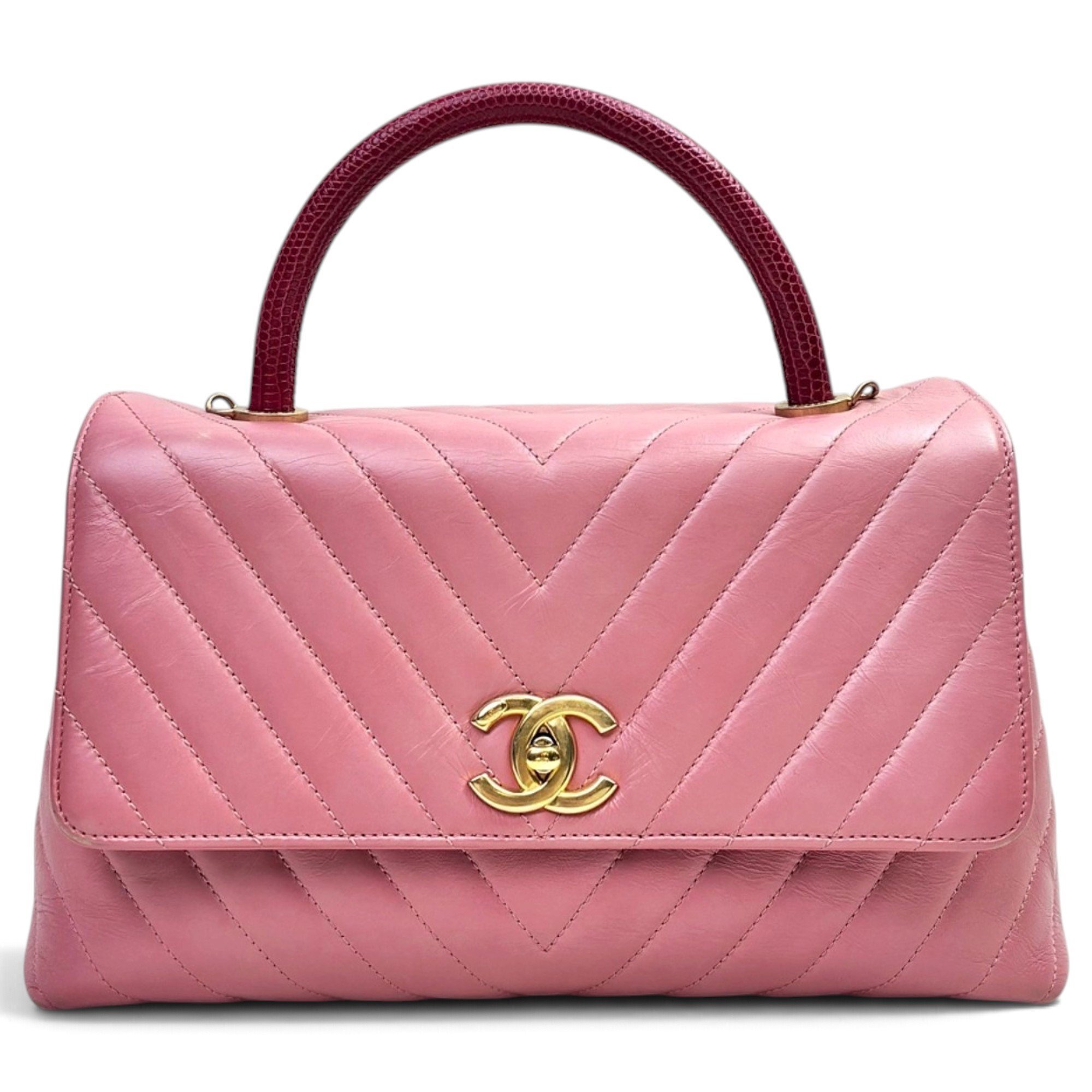 Coco Handle leather handbag