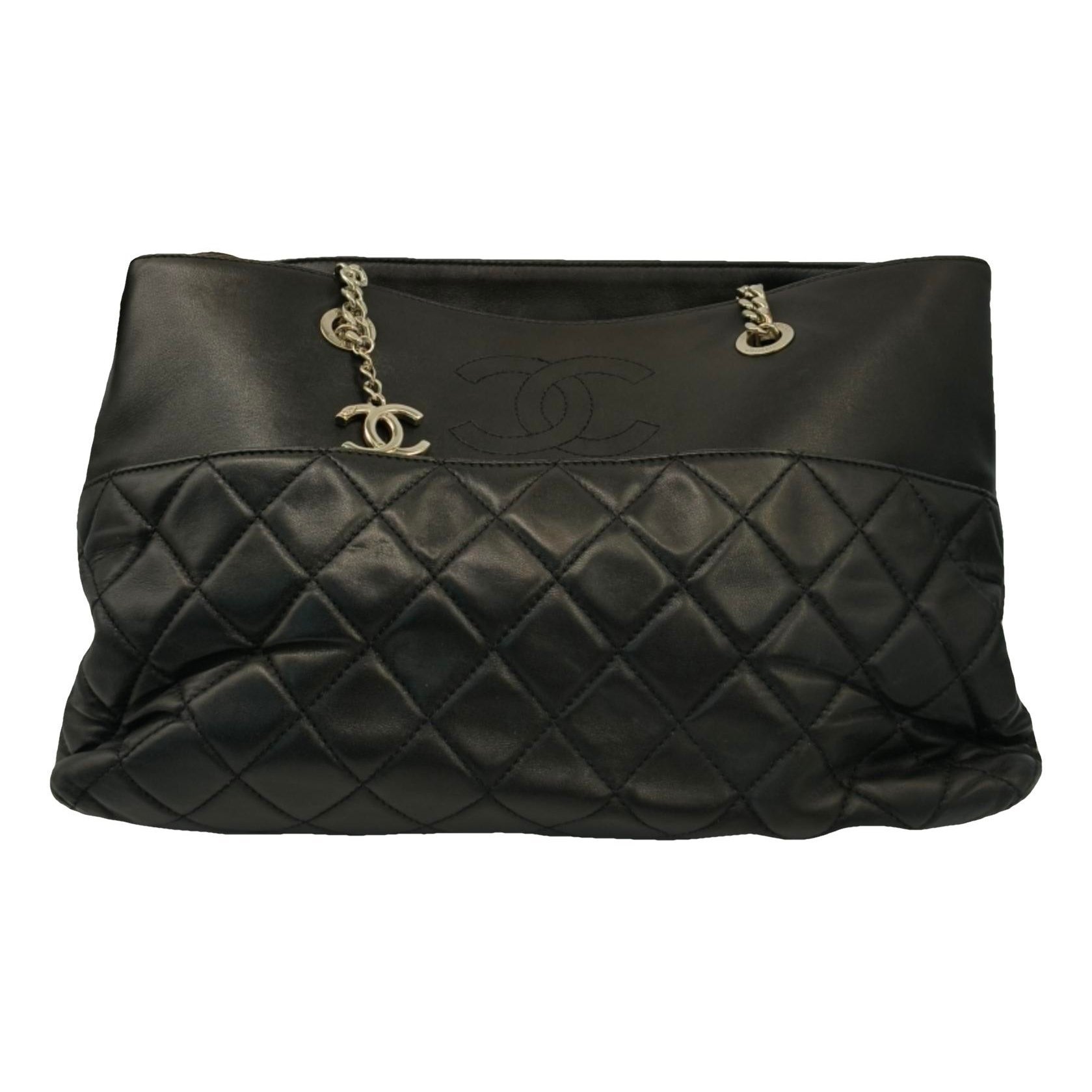 Grand shopping leather tote