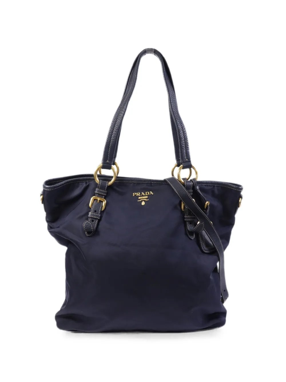 buckled shoulder bag