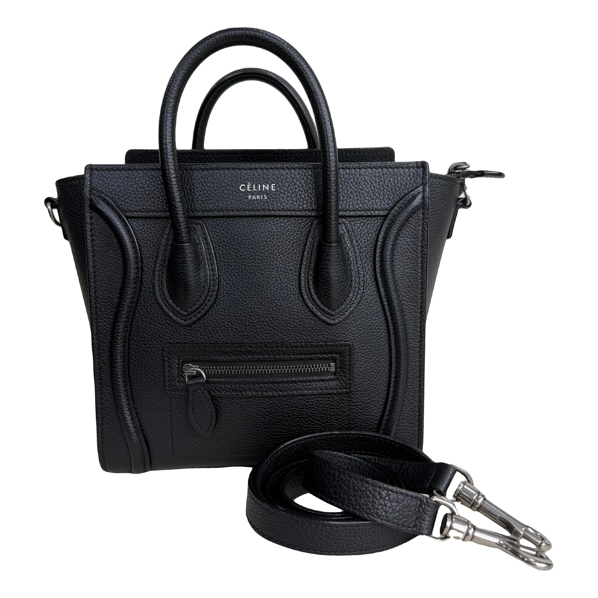 Nano Luggage leather handbag
