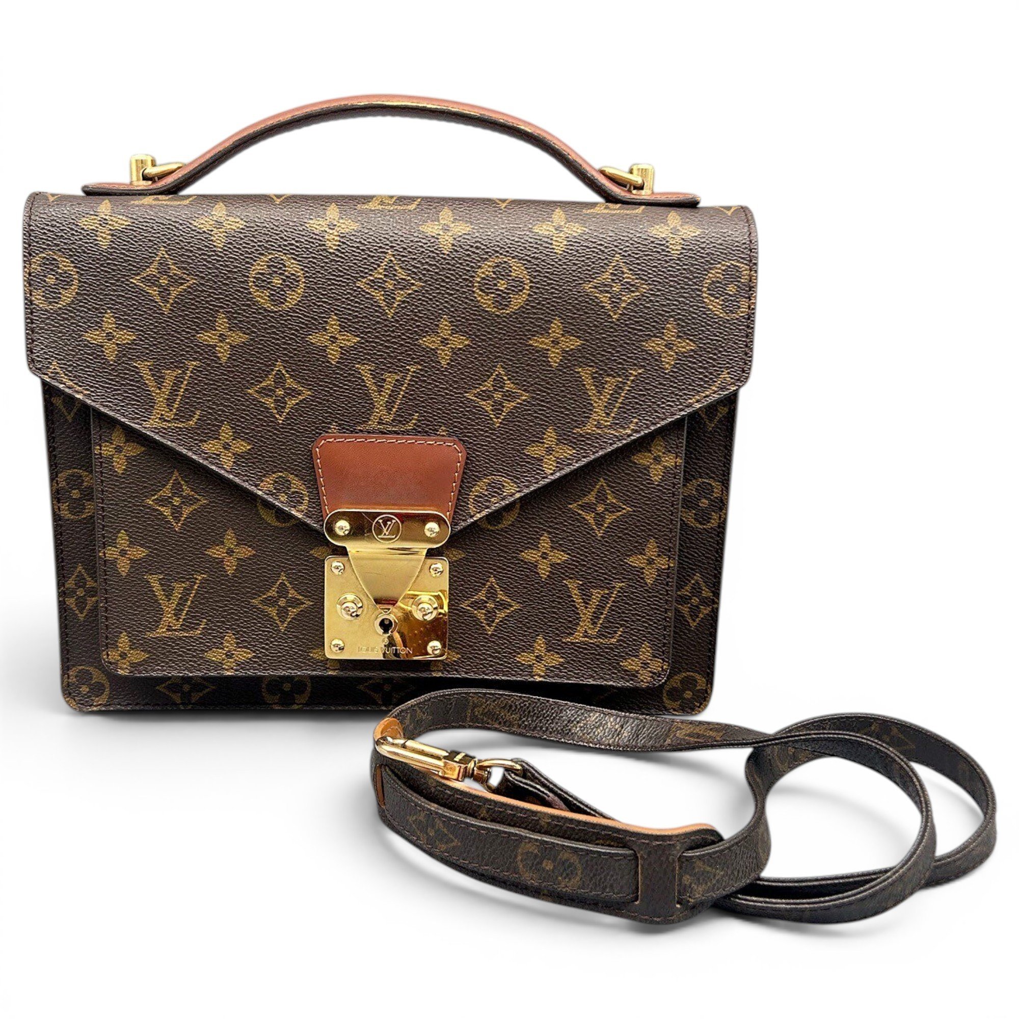 Leather handbag