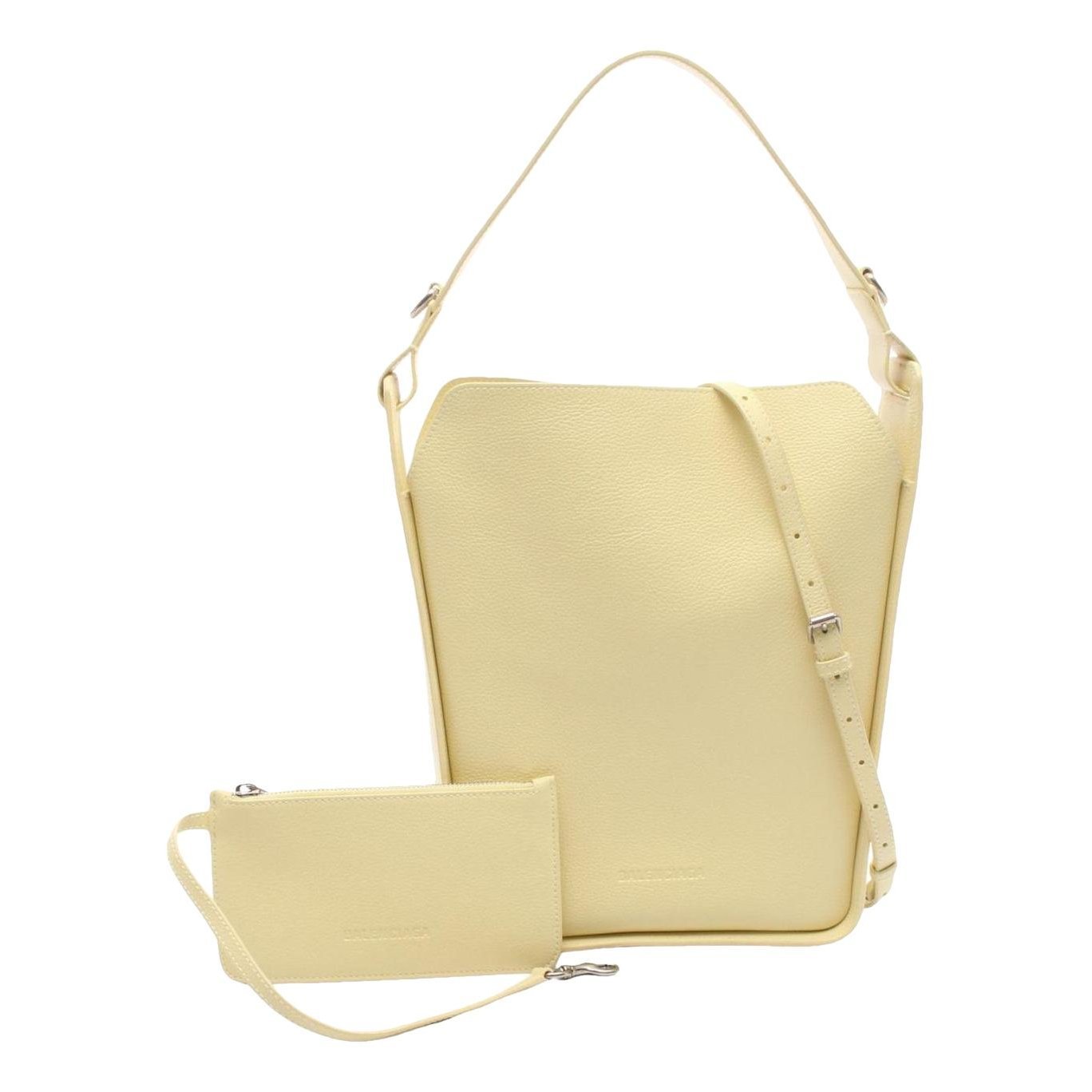 B leather handbag