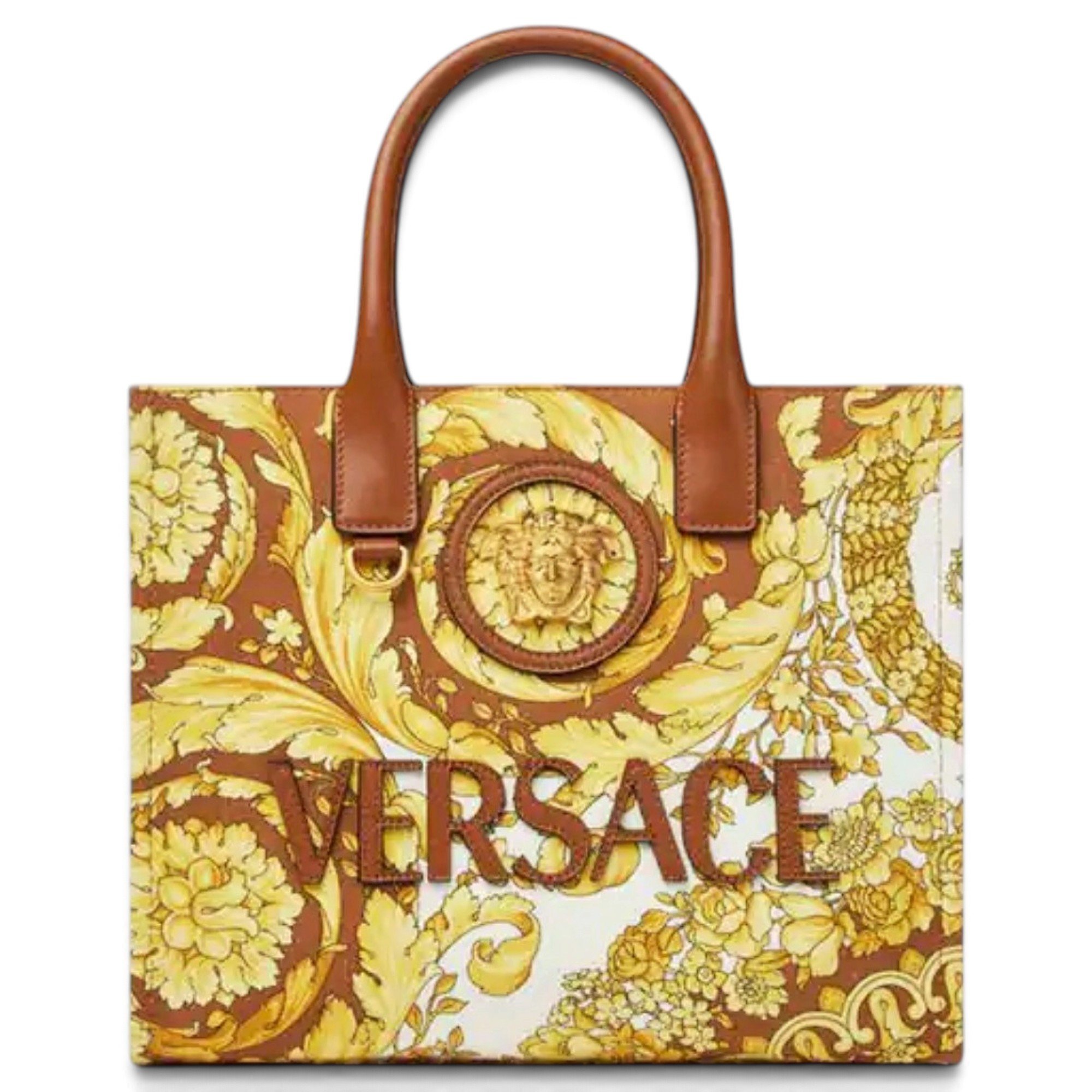 La Medusa leather tote