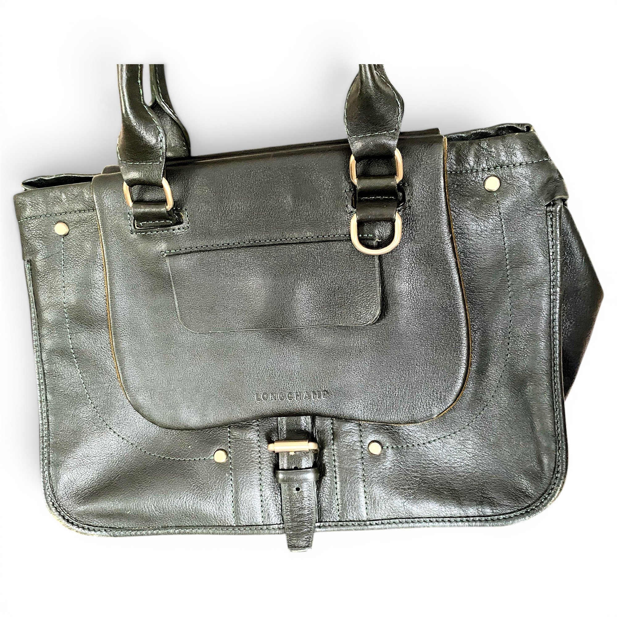 Leather handbag