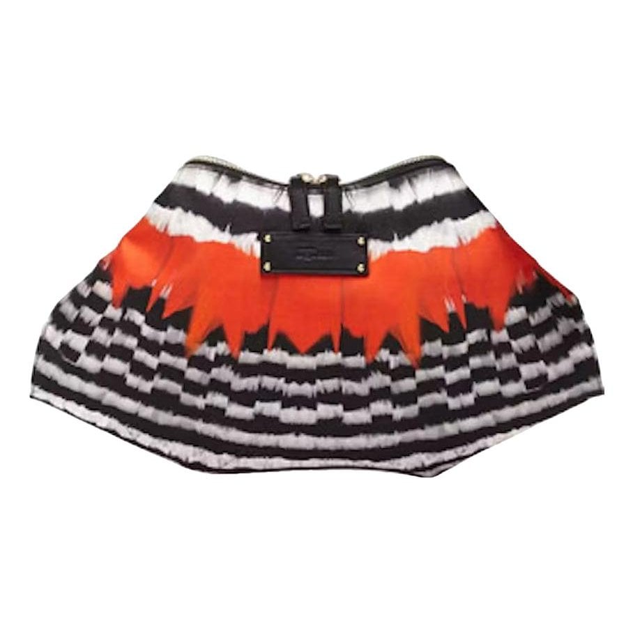 Manta silk clutch bag