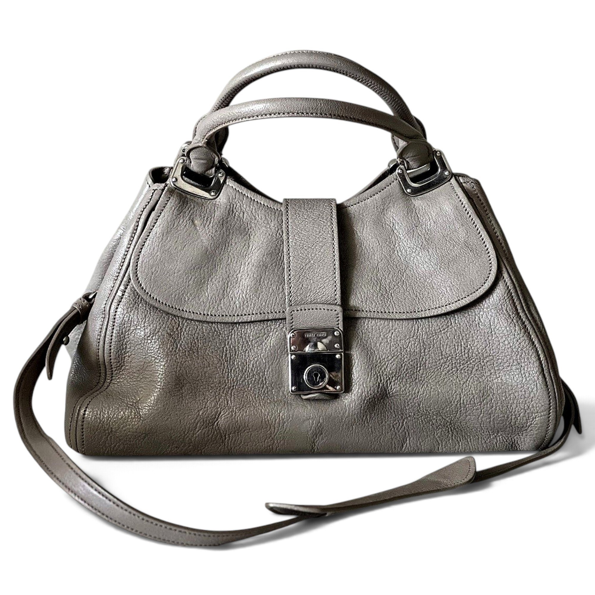 Leather handbag