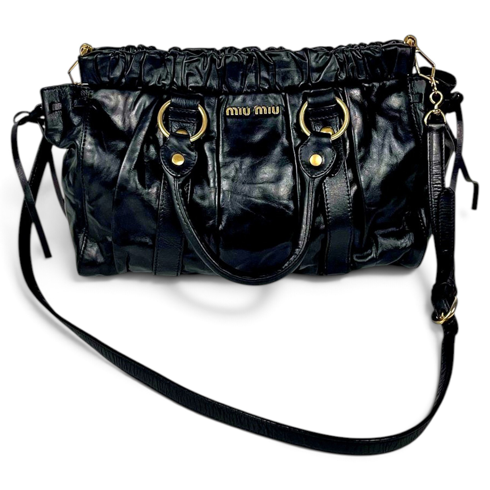 Miu Miu Vitello leather handbag