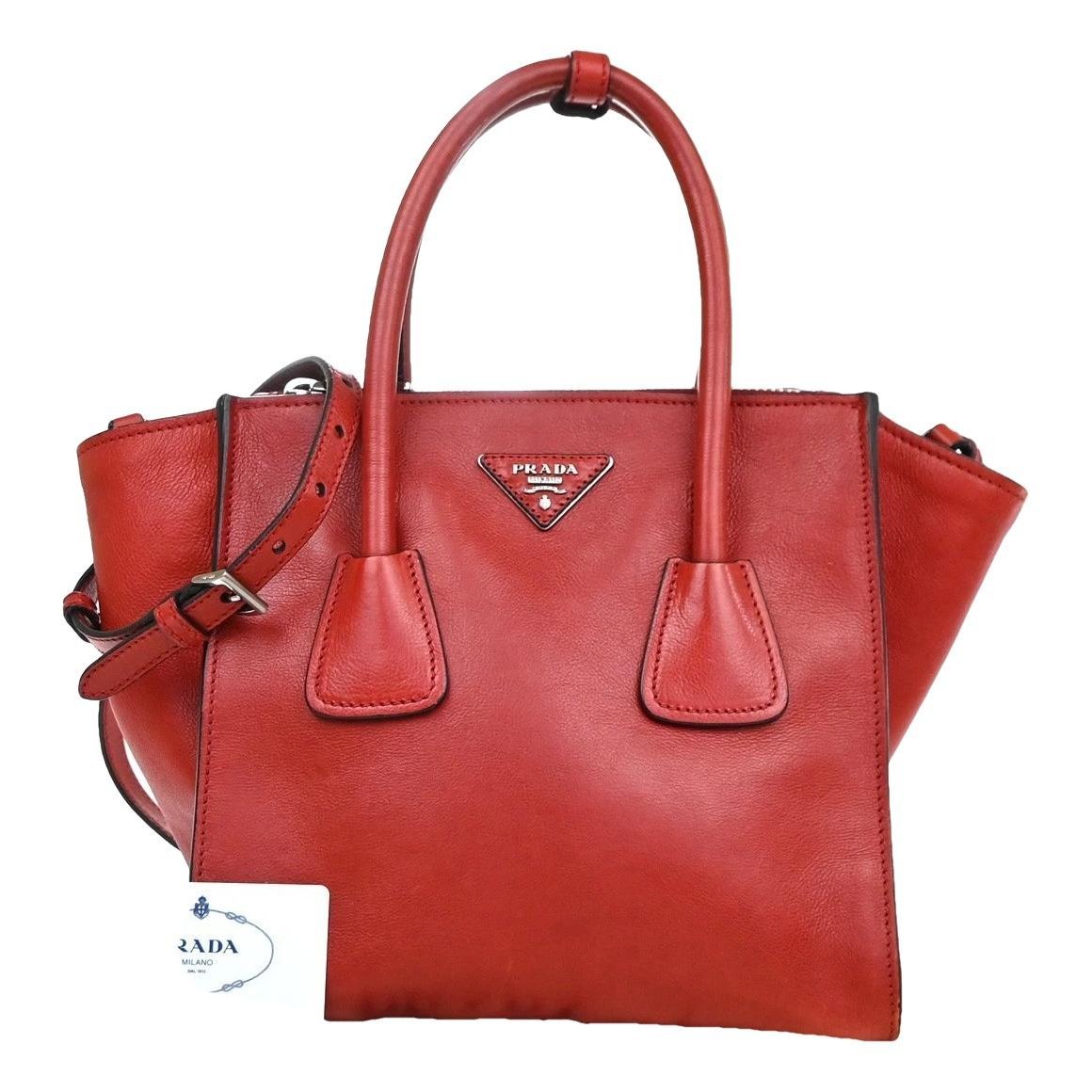 Leather handbag