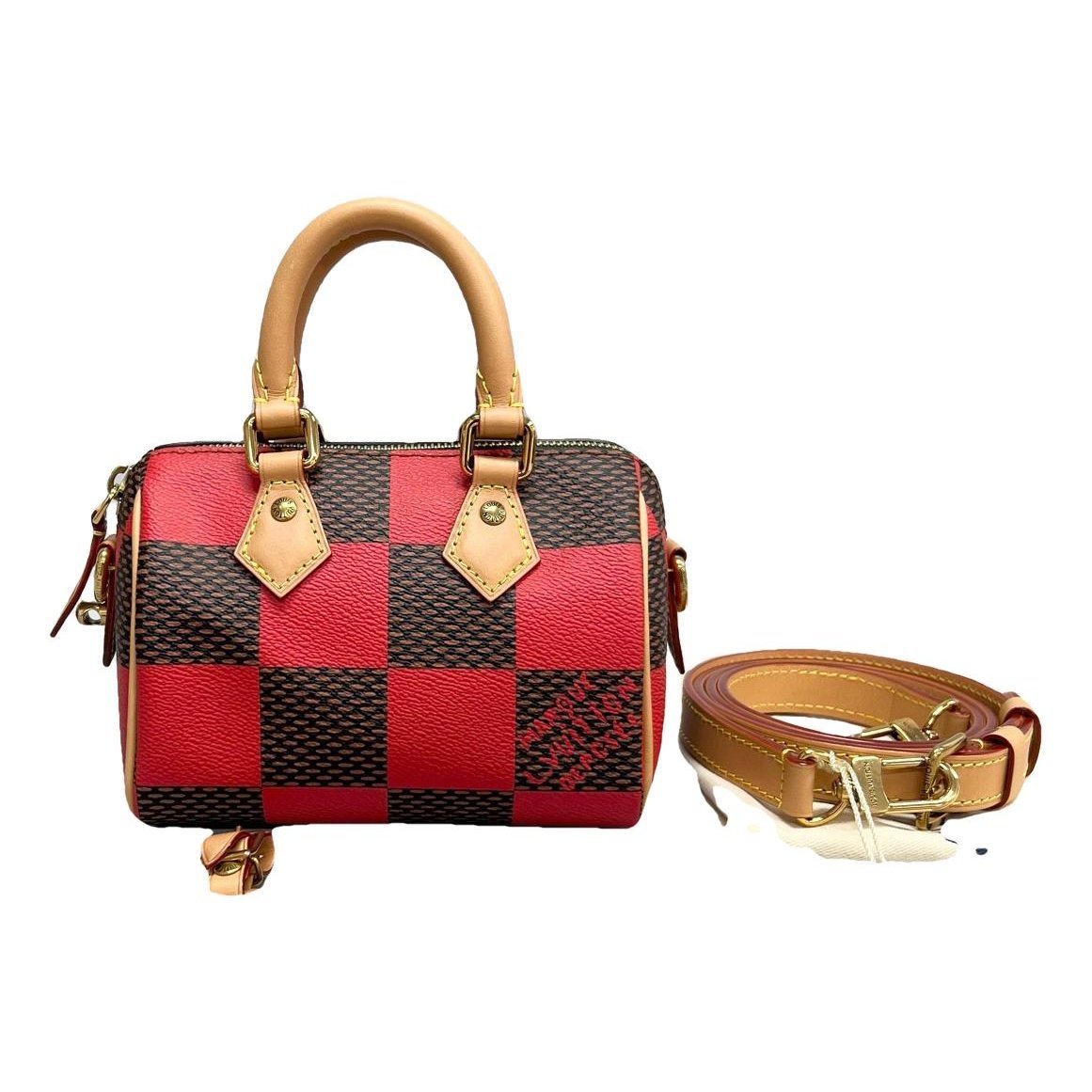 Nano Speedy / Mini HL leather handbag