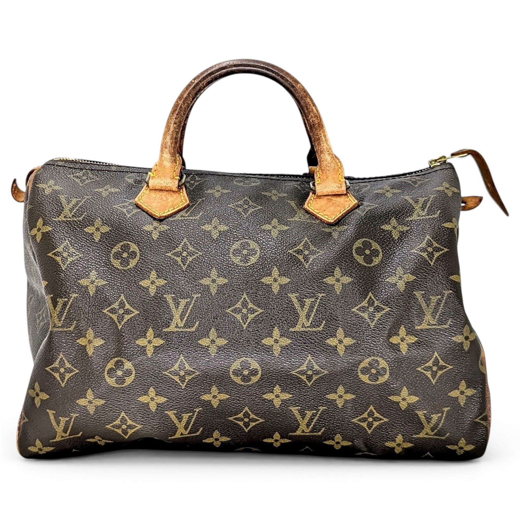 Speedy leather handbag