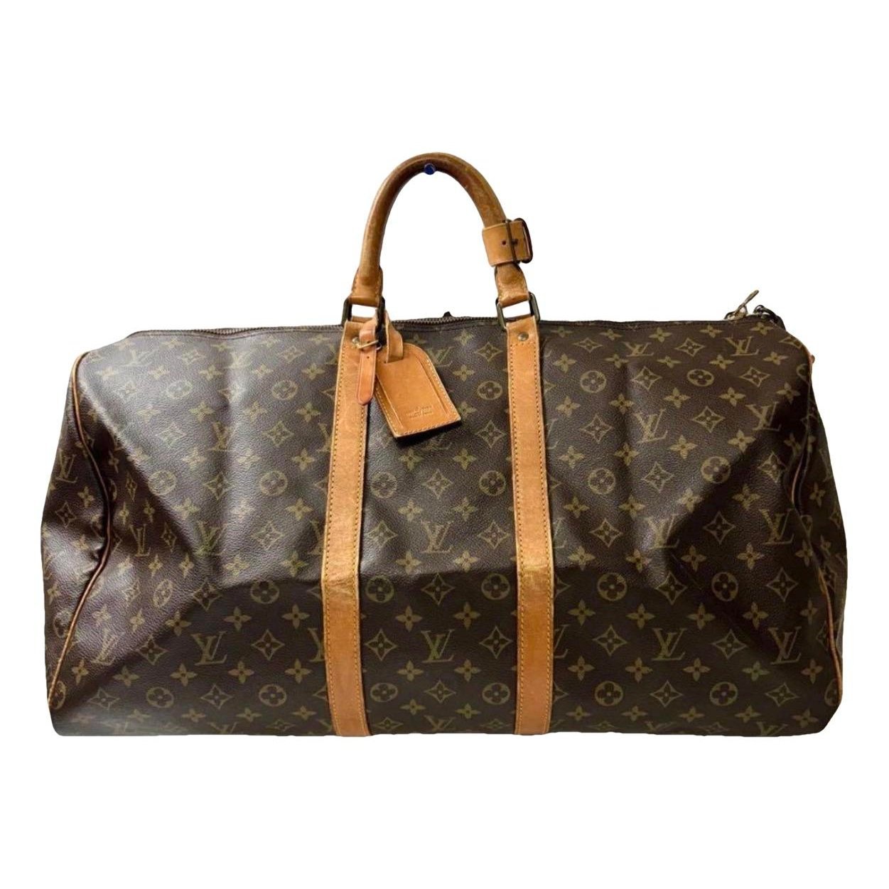 Sac souple leather bowling bag