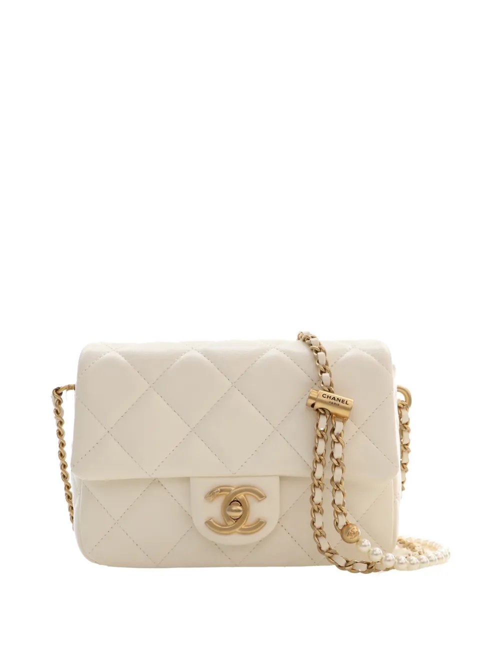2021-2026 Mini Quilted Lambskin Pearl My Perfect Single Flap crossbody bag