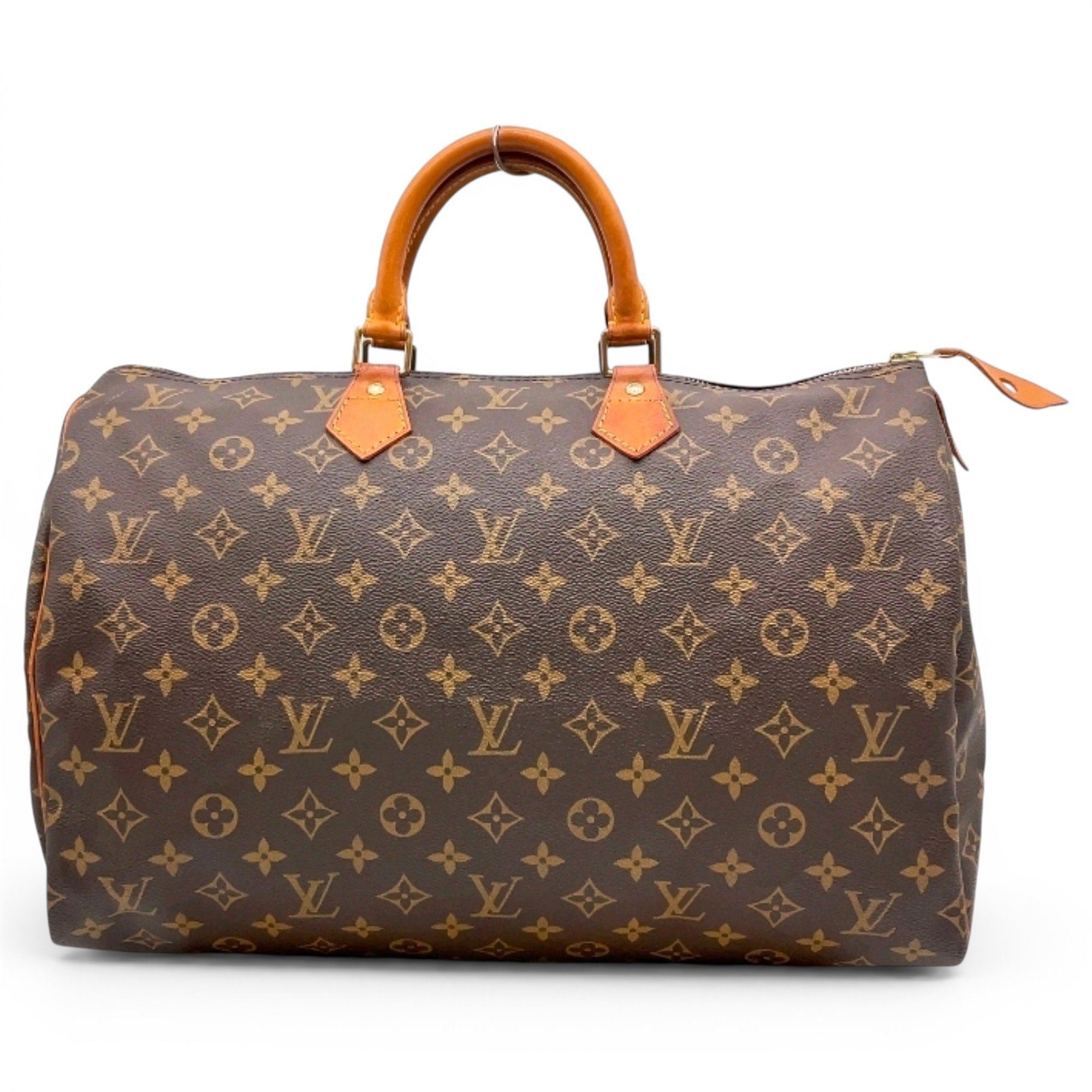 Speedy leather handbag