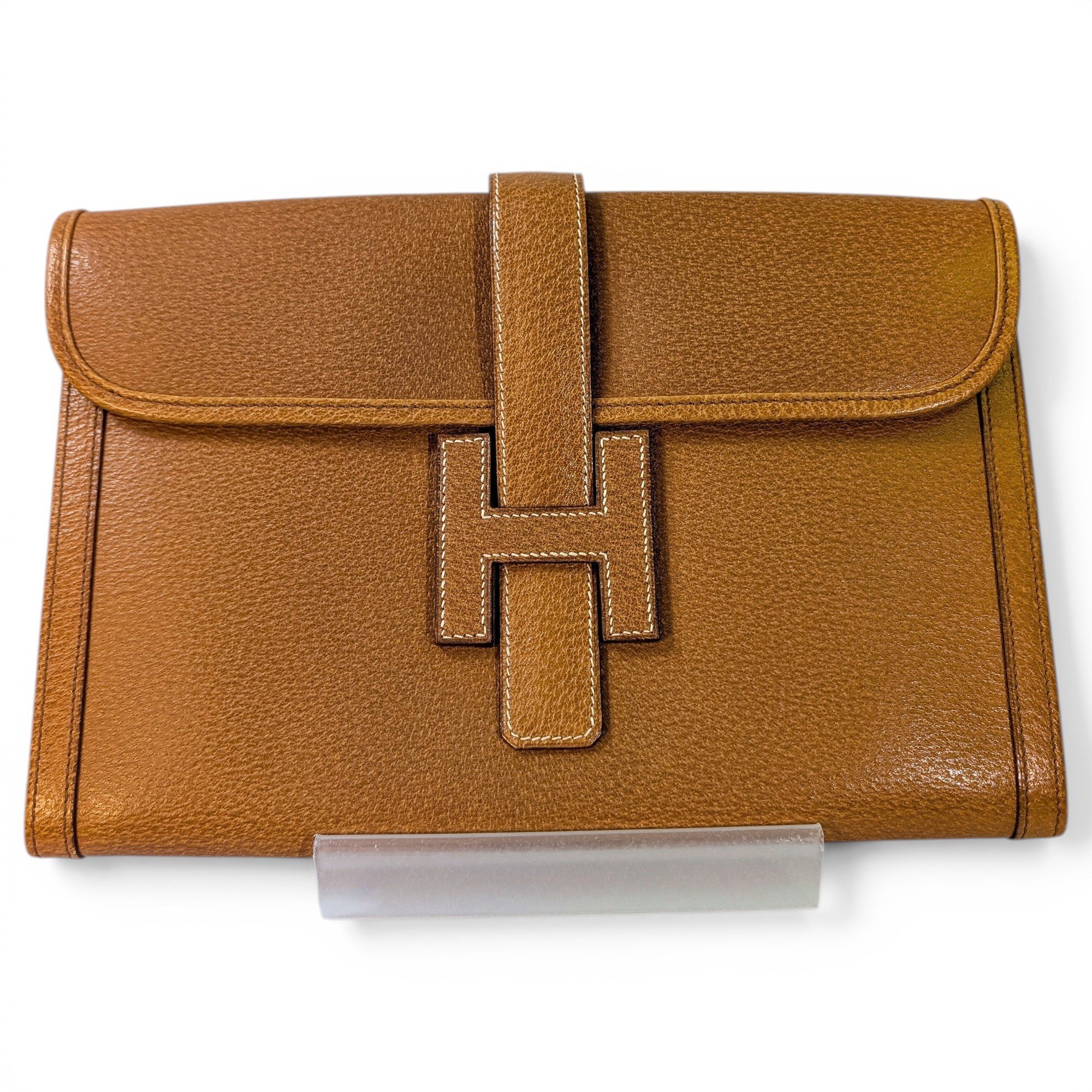 Hermes Hac A Dos Handbag Fauve Fjord Leather