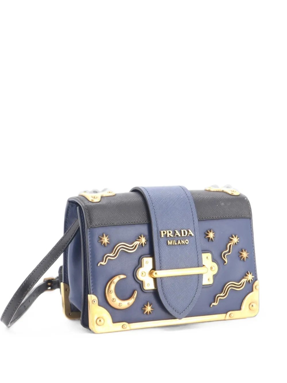 Cahier Embellished Leather Small crossbody bag