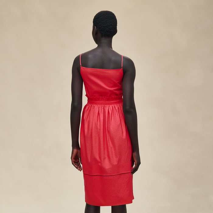Rose Pivoine "Mosaique" Pouch Dress