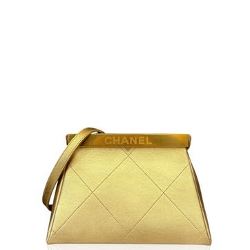 Calfskin Kiss-Lock Frame Bag